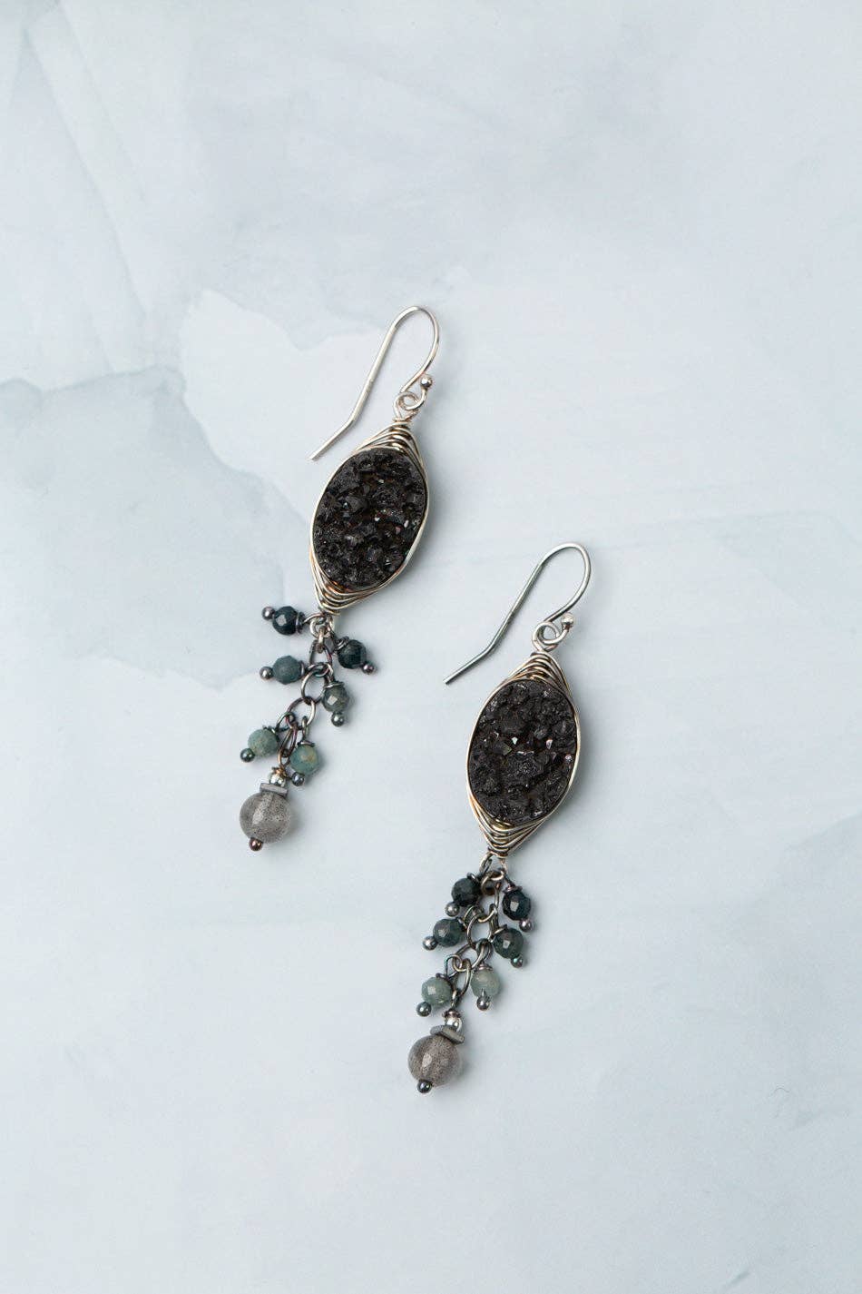 Eclipse Herringbone Earrings 010E