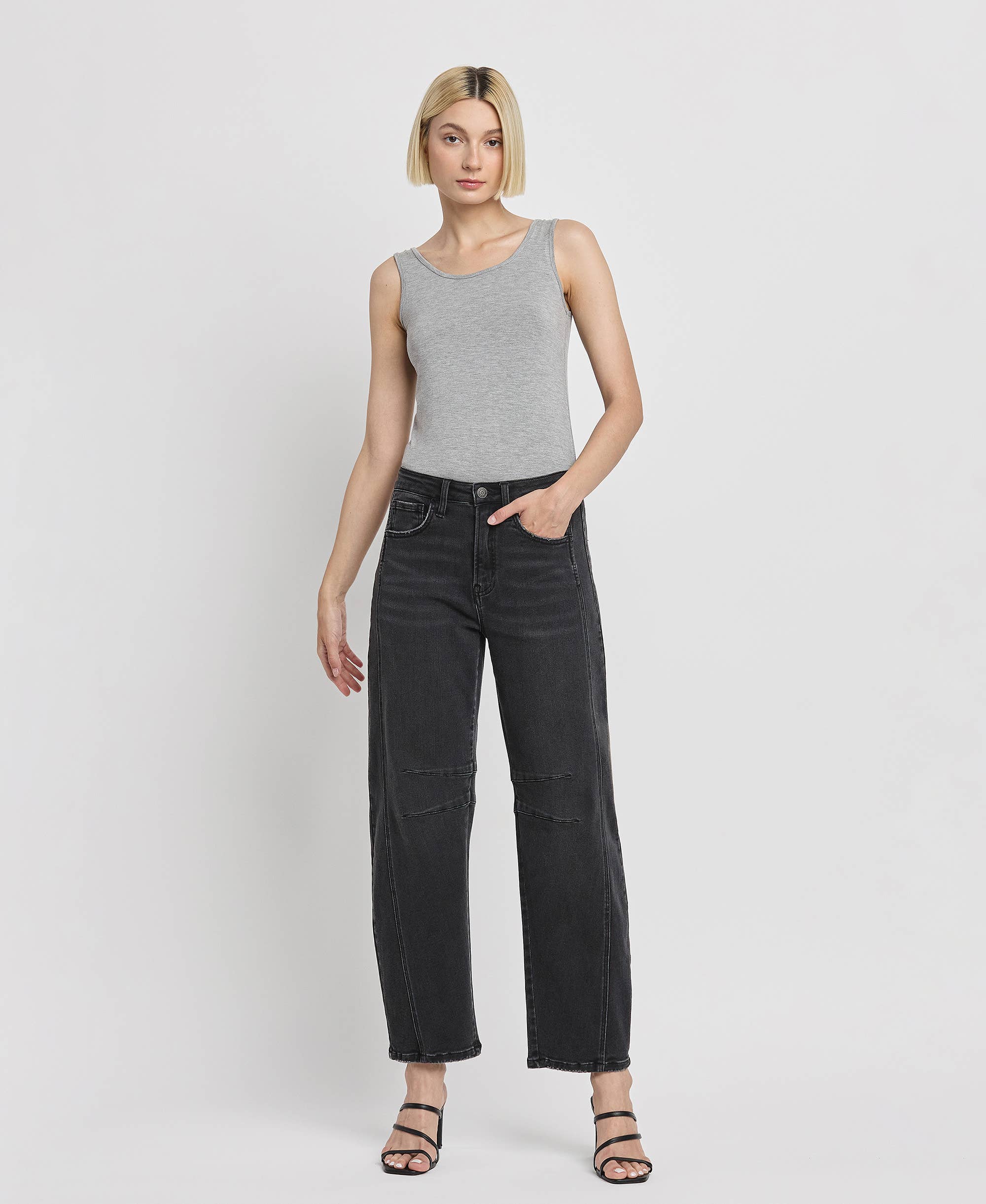 Ankle Barrel Leg Jean
