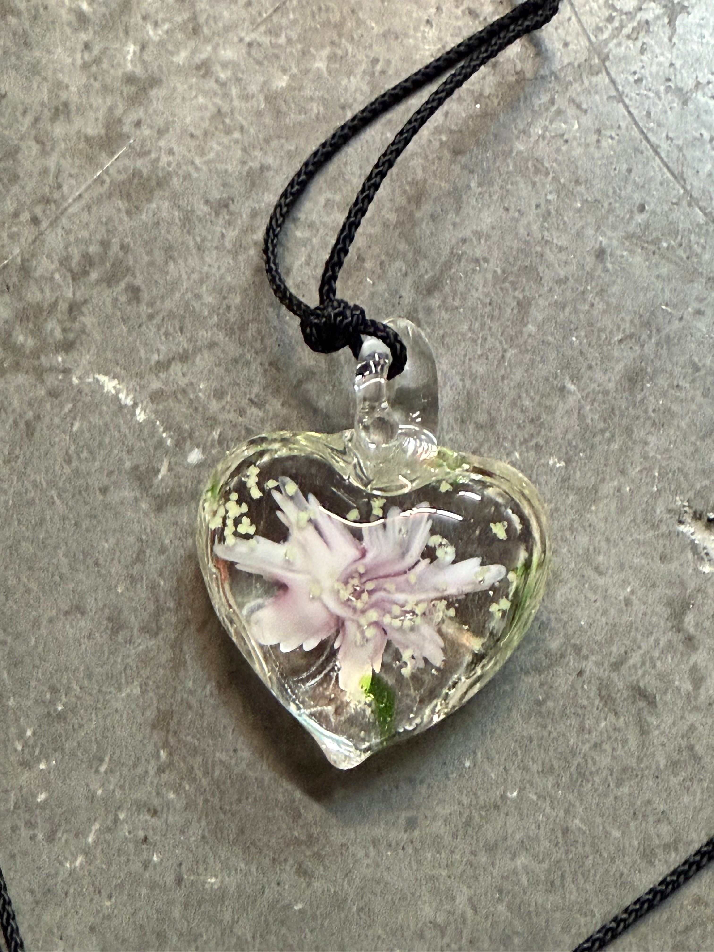 Heart Glass Pendant