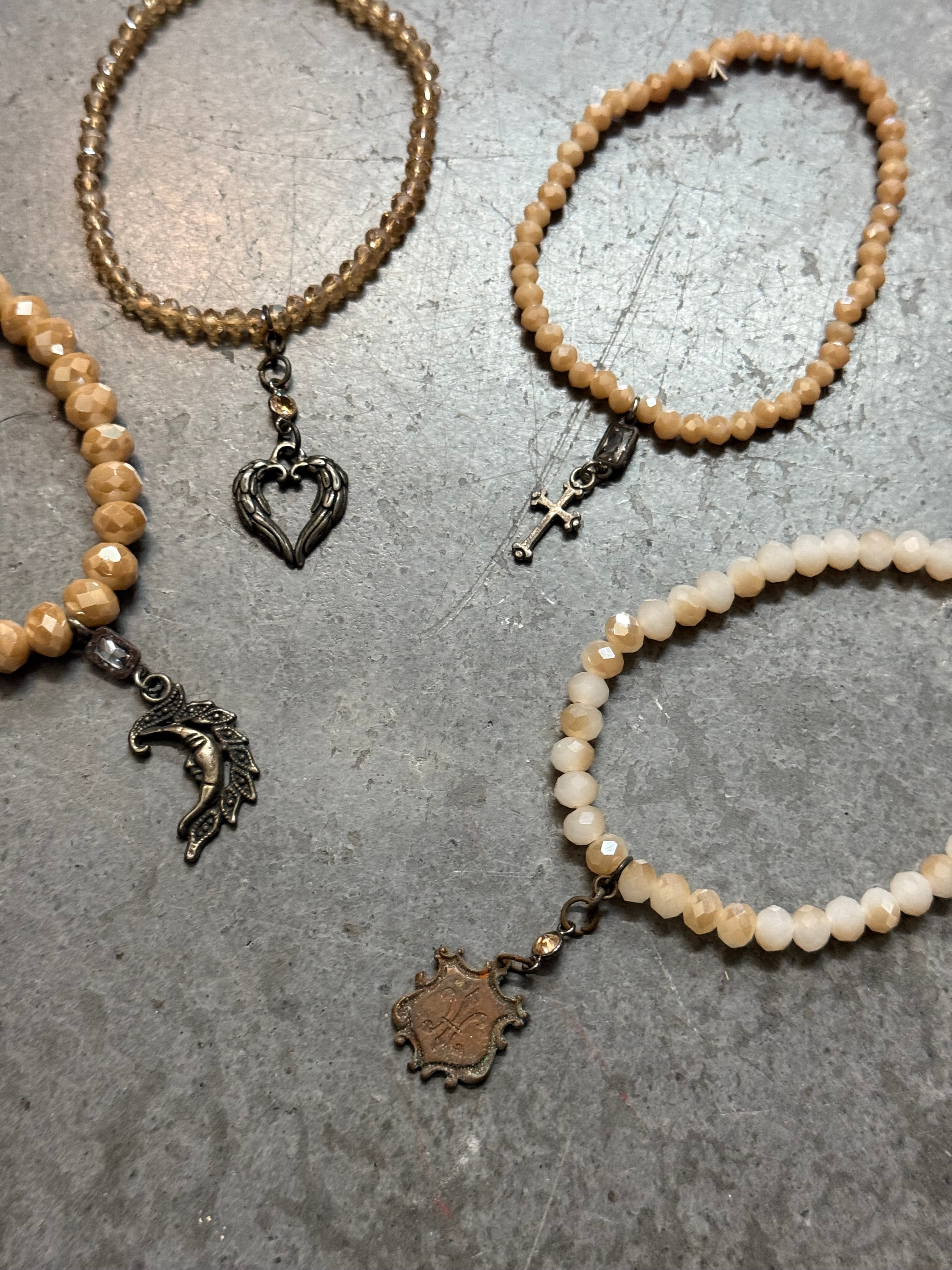 Peach Stretch Bracelet