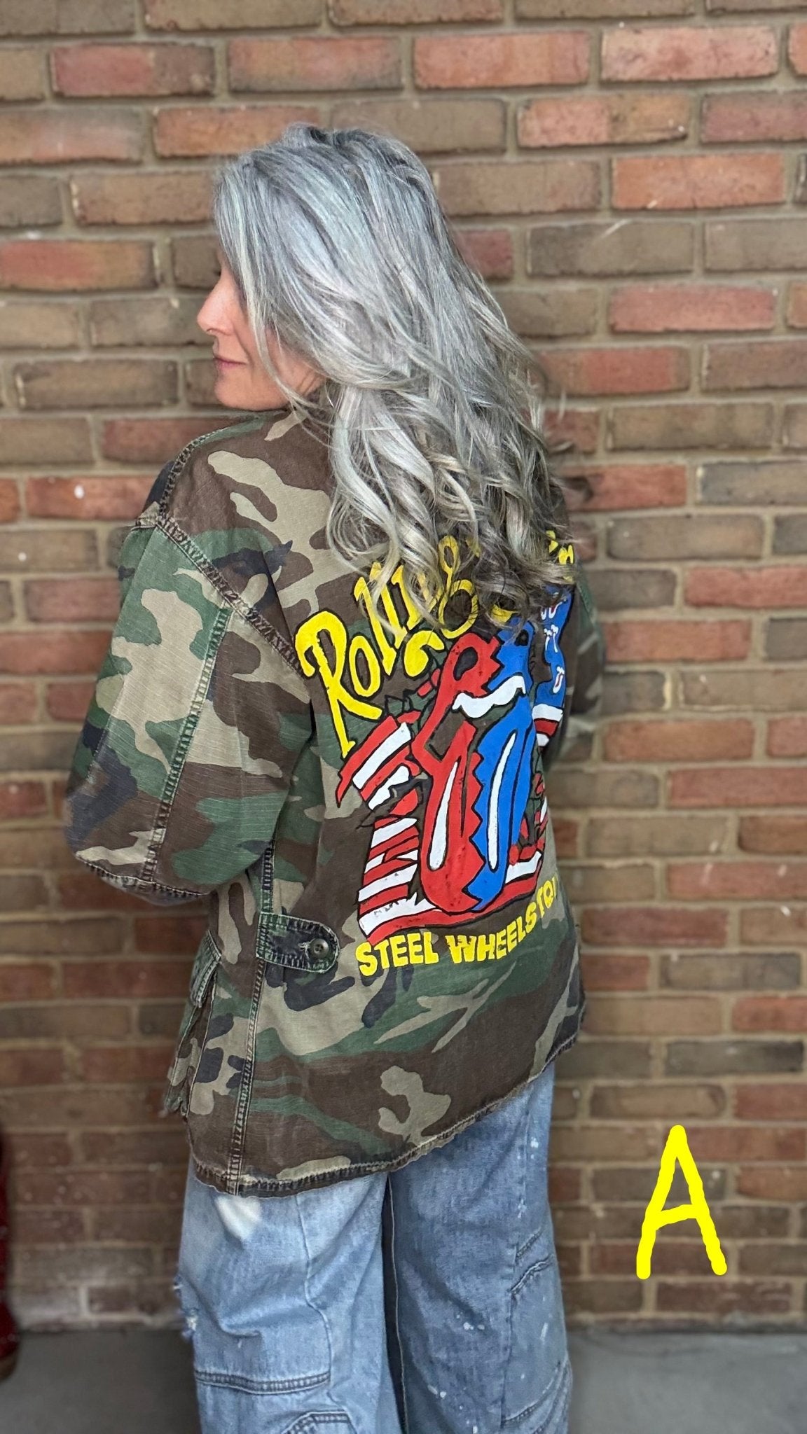 The Rolling Stones Camo Jacket - Vintage Vault Boutique