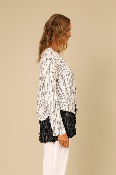 Ginger Jacket Solid White