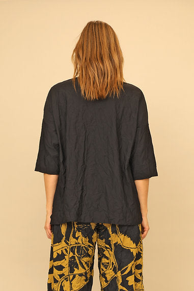 Black Thea Parachute Top