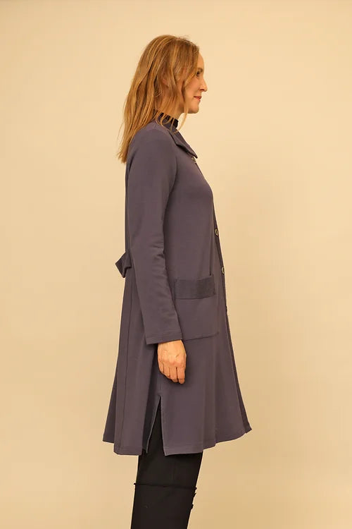 Viola Coat Plum