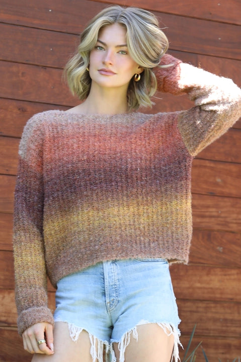Desert Fuzzy Sweater