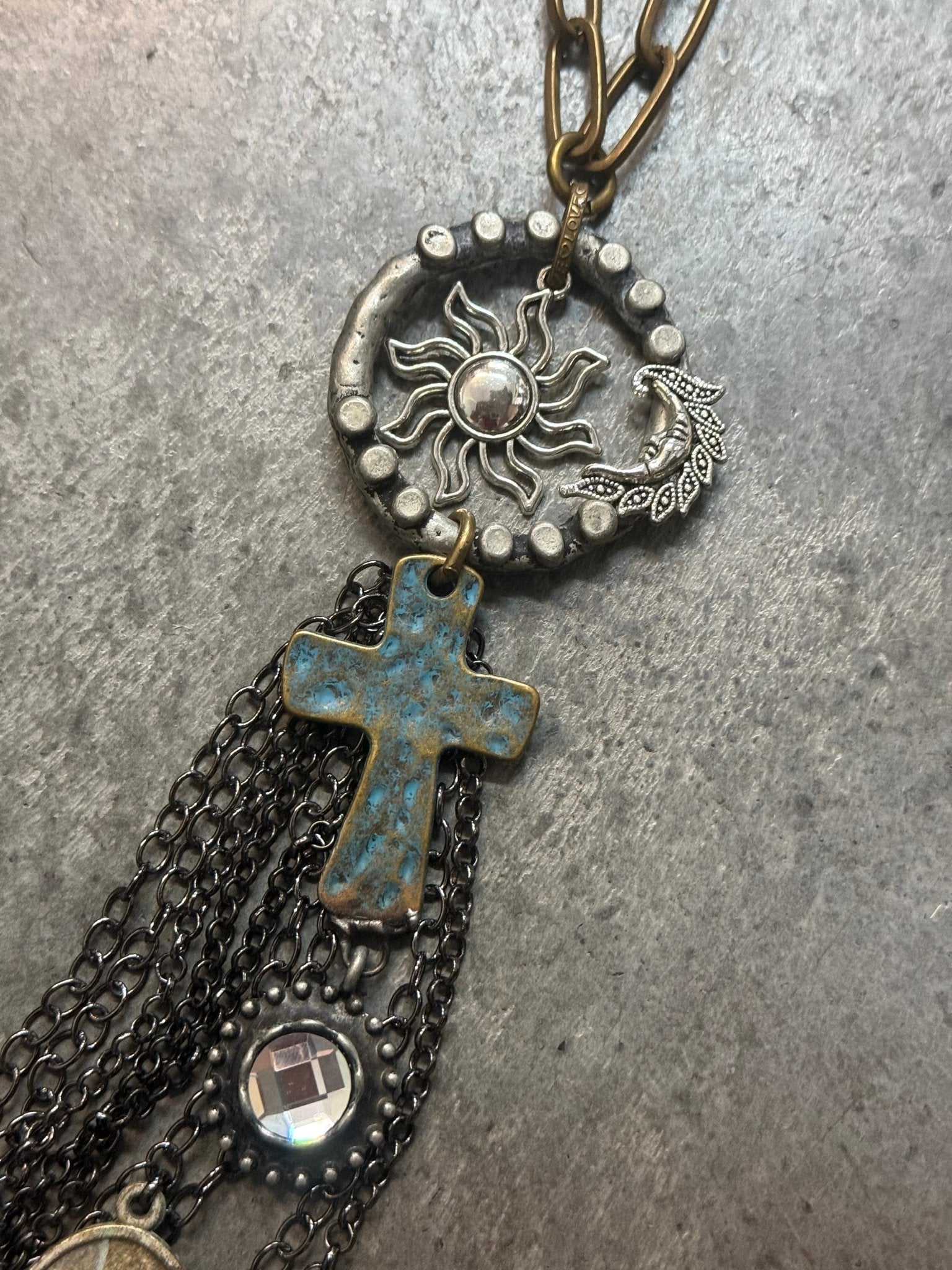 Pray for Us Necklace - Vintage Vault Boutique