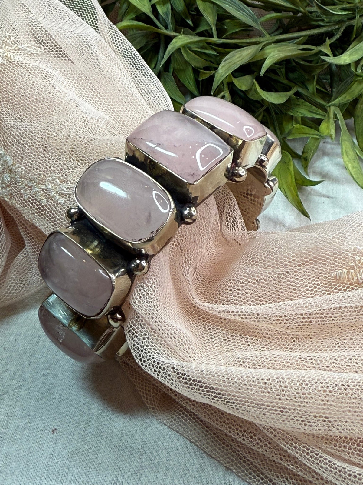Smokey Rose Cuff - Vintage Vault Boutique