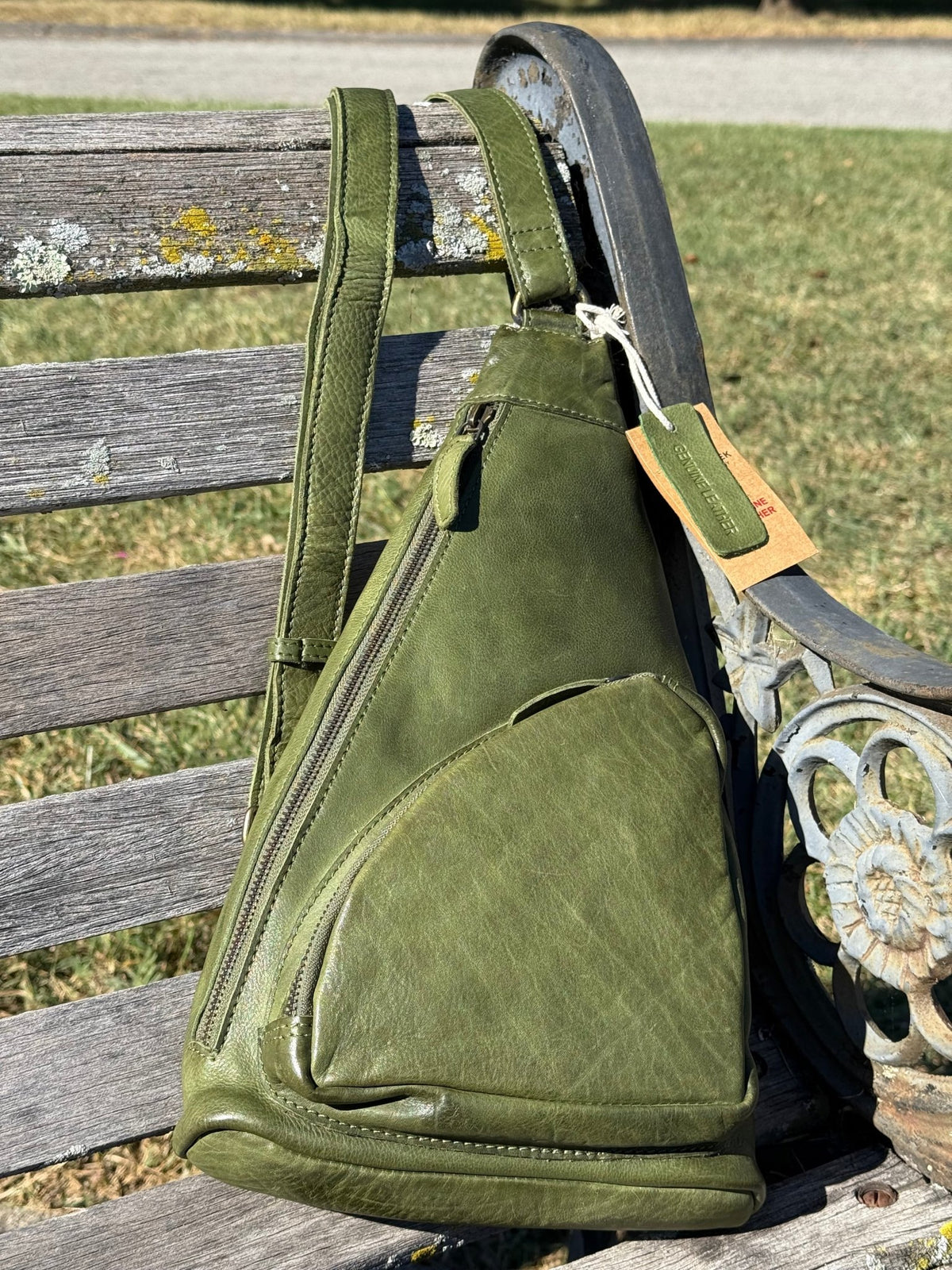 Leather Sling Bag 205 - Vintage Vault Boutique