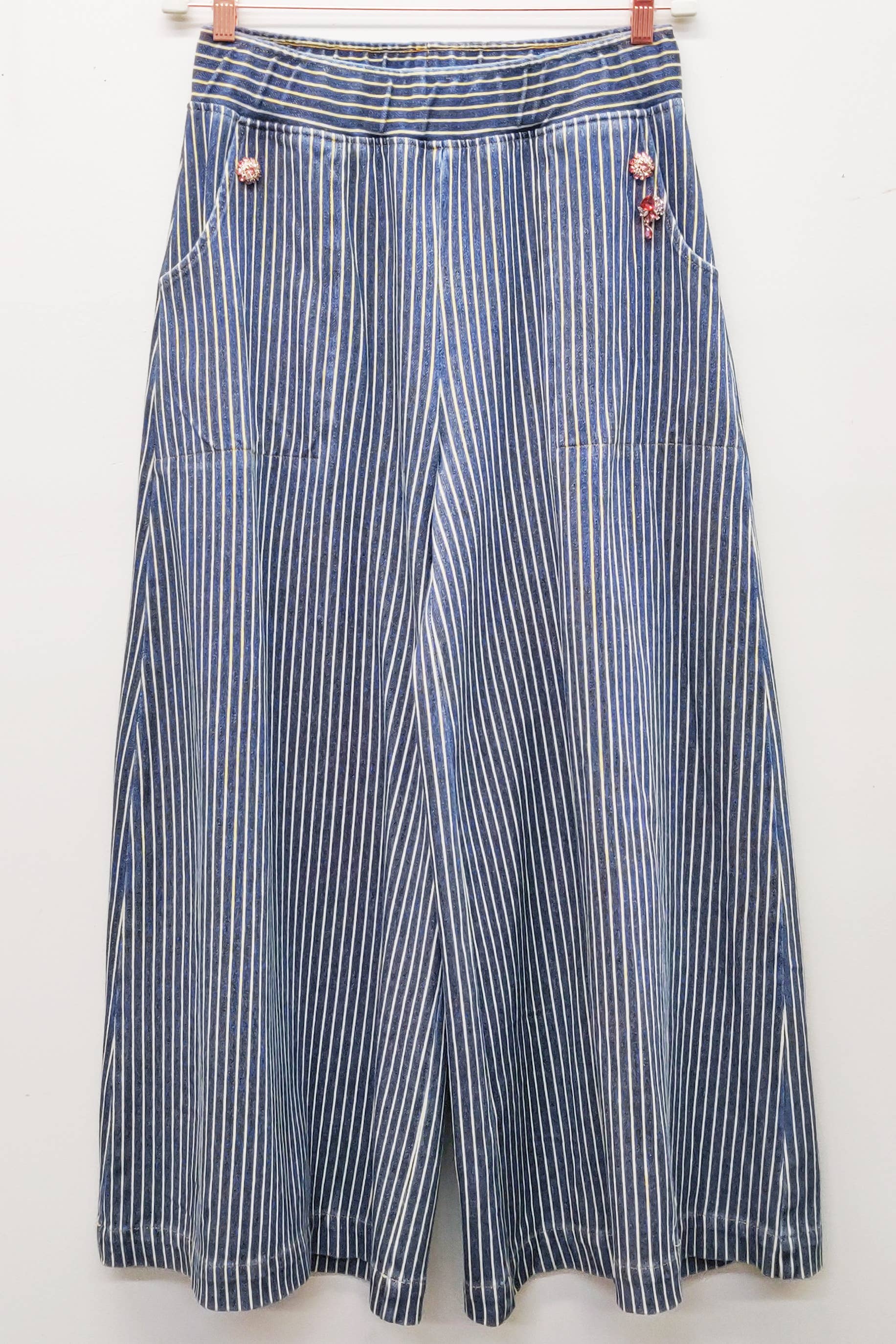 Alaia Stripe Denim Pants