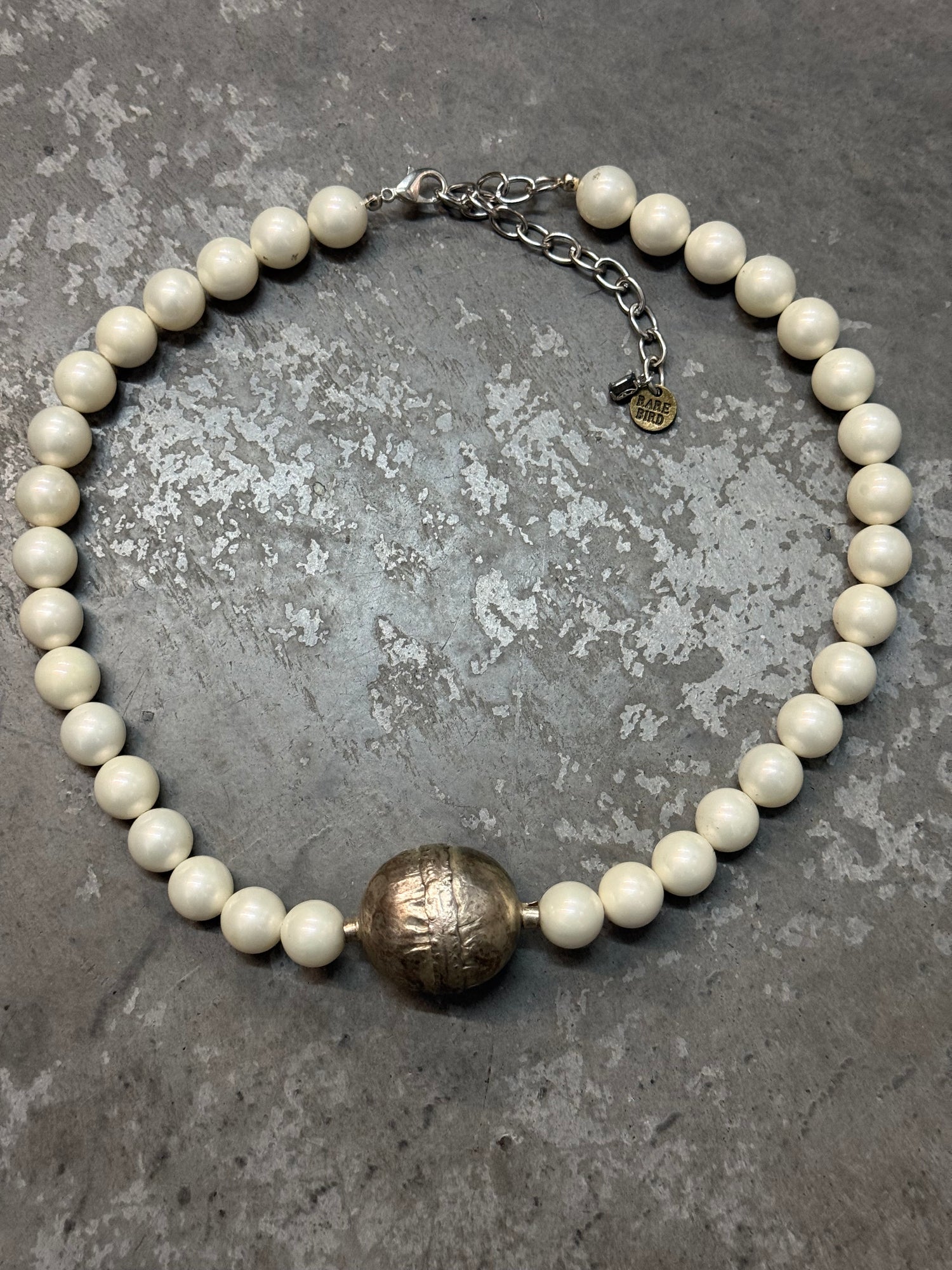 Pearl Tibet Bead Necklace