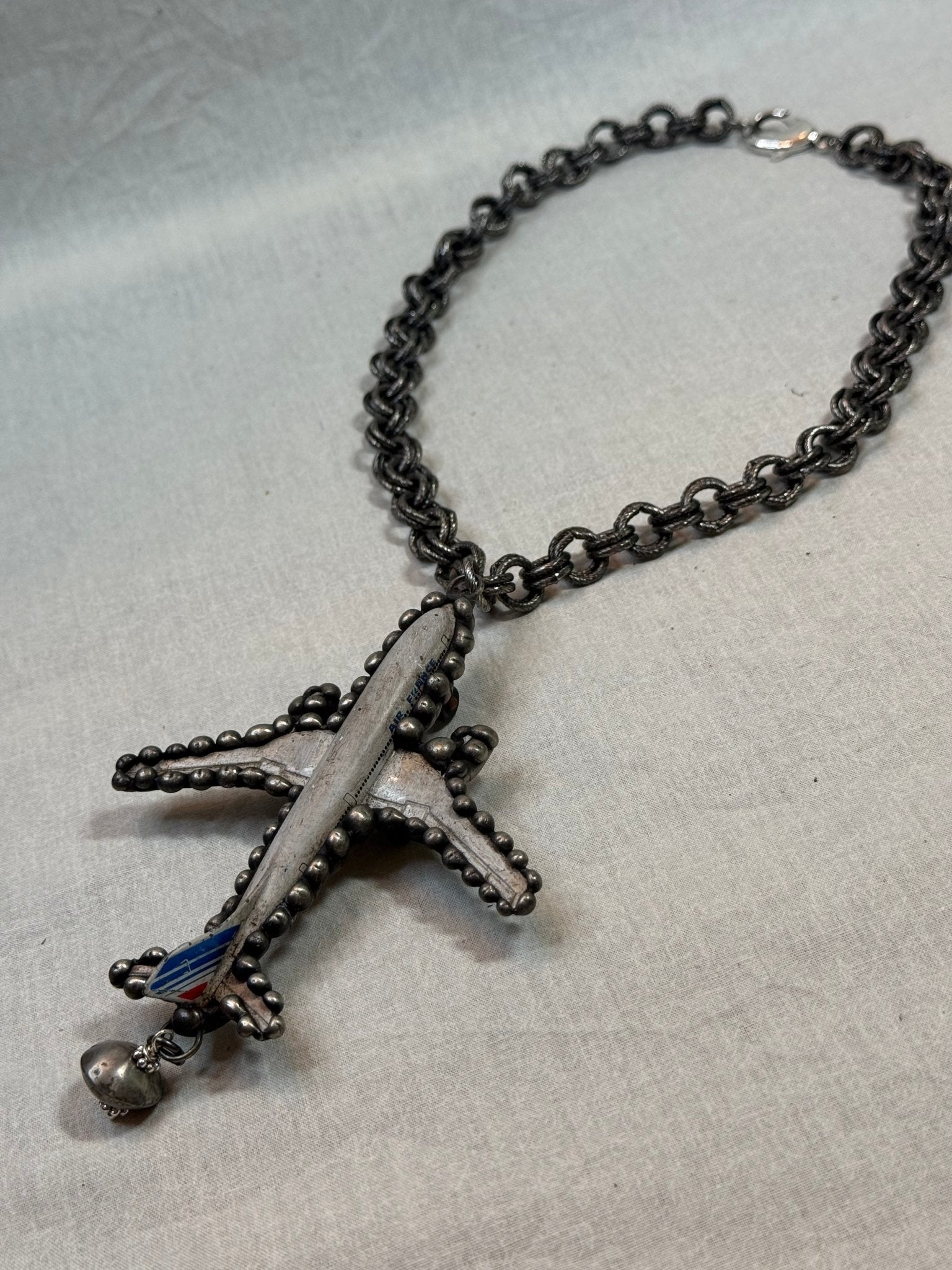 Air France Necklace - Vintage Vault Boutique