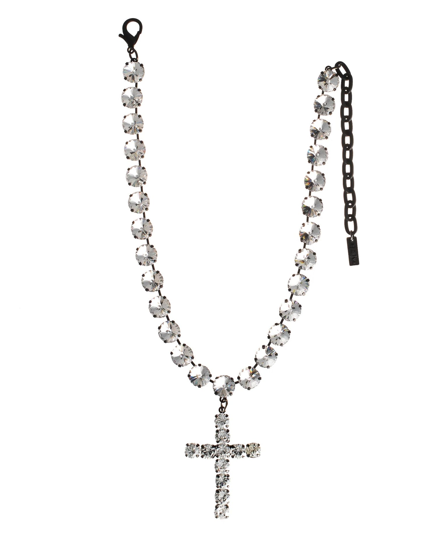 Donatella Necklace in Smutt Clear