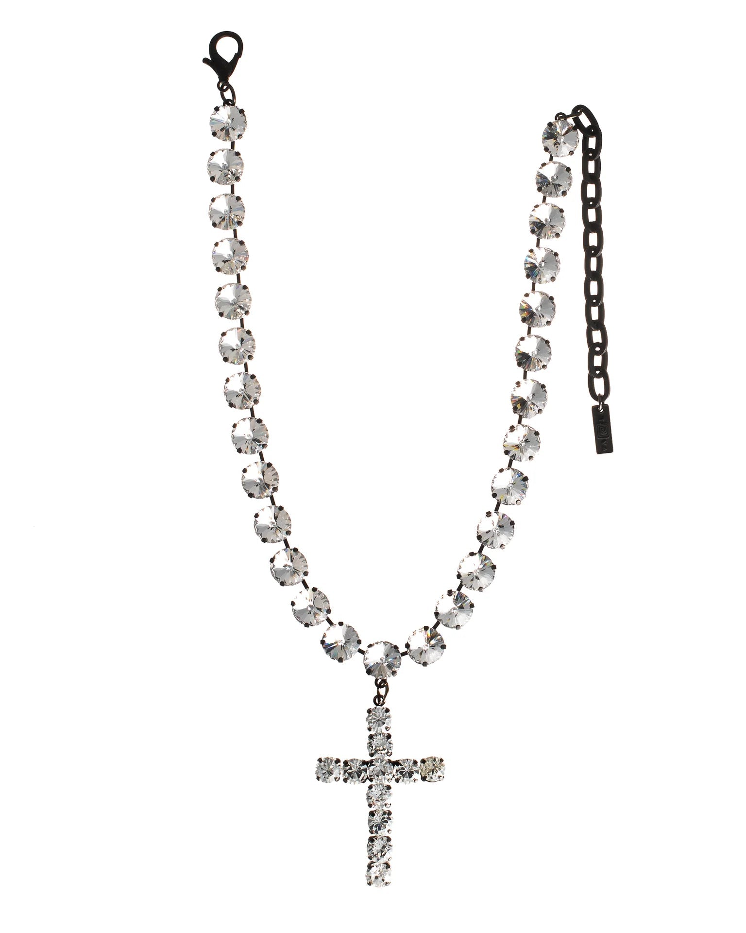Donatella Necklace in Smutt Clear
