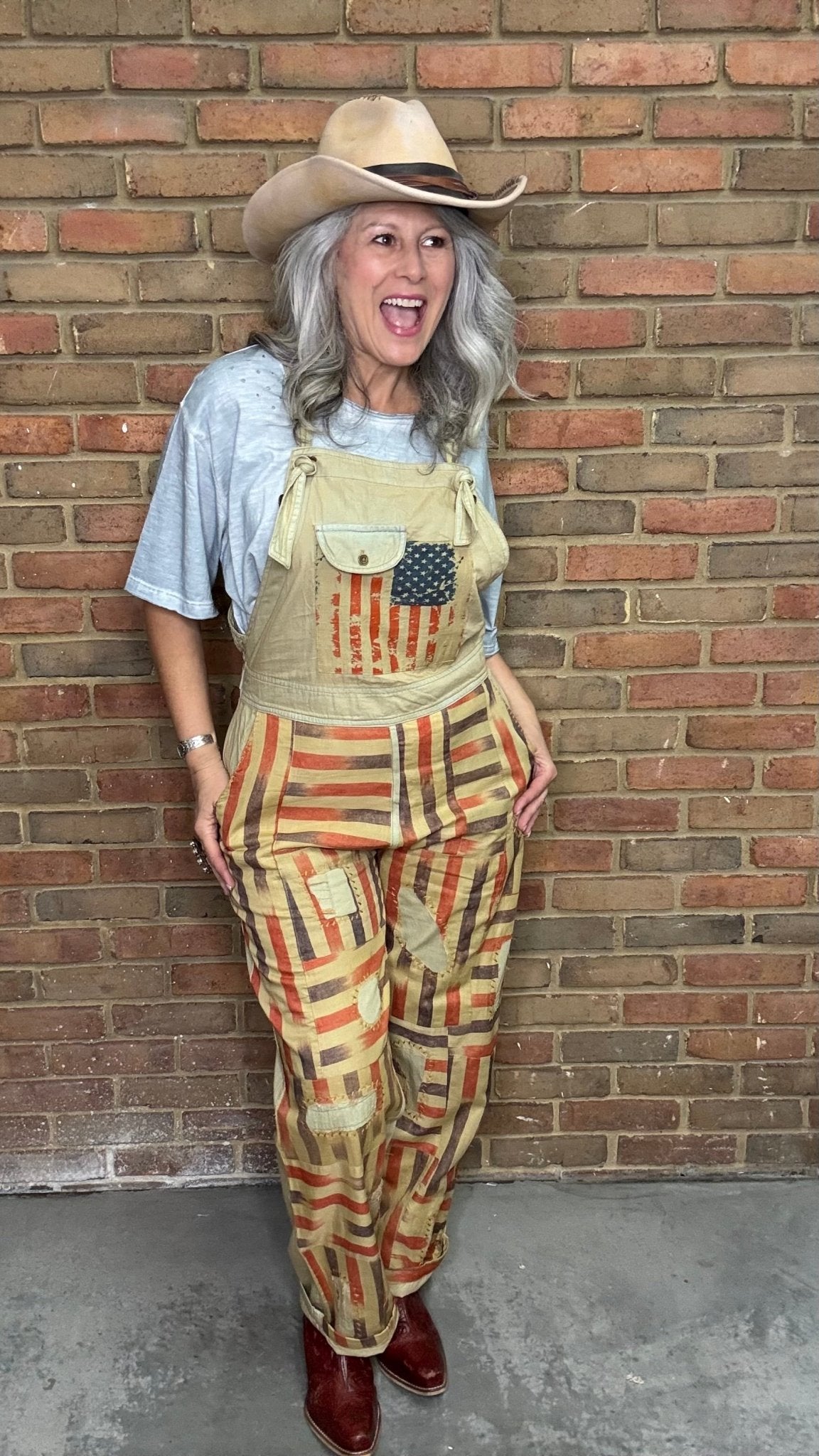 Americana Overalls - Vintage Vault Boutique