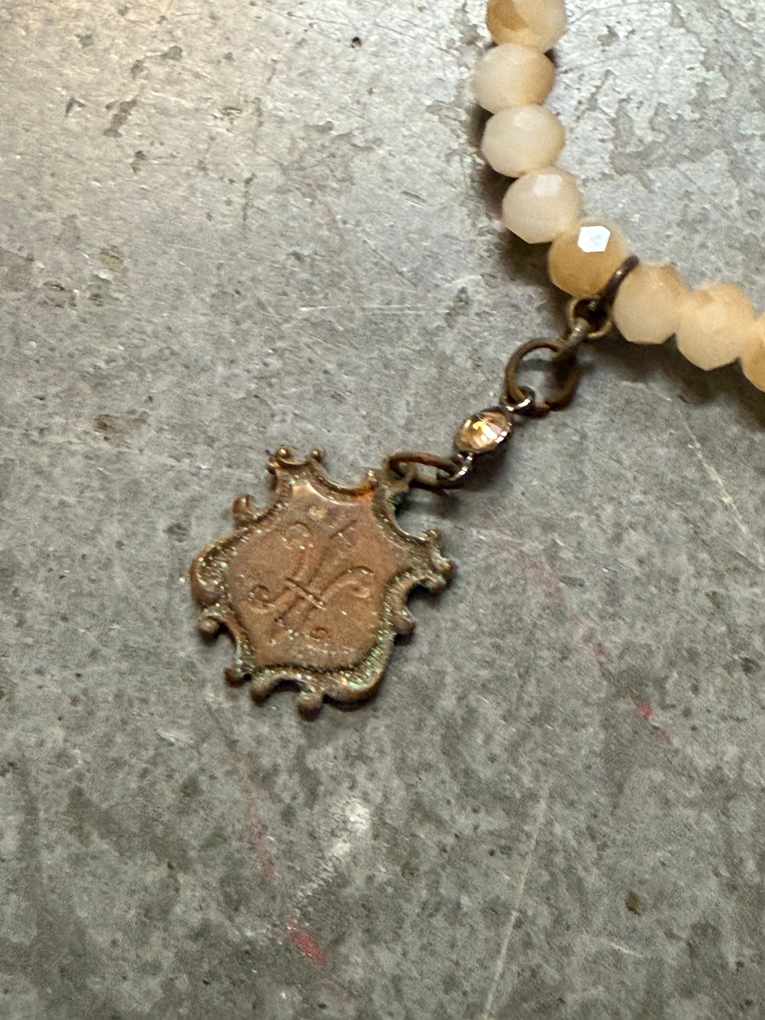 Peach Stretch Bracelet