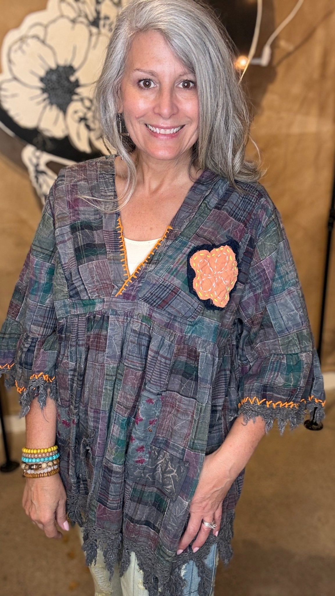 Whistling Meadow Top - Vintage Vault Boutique