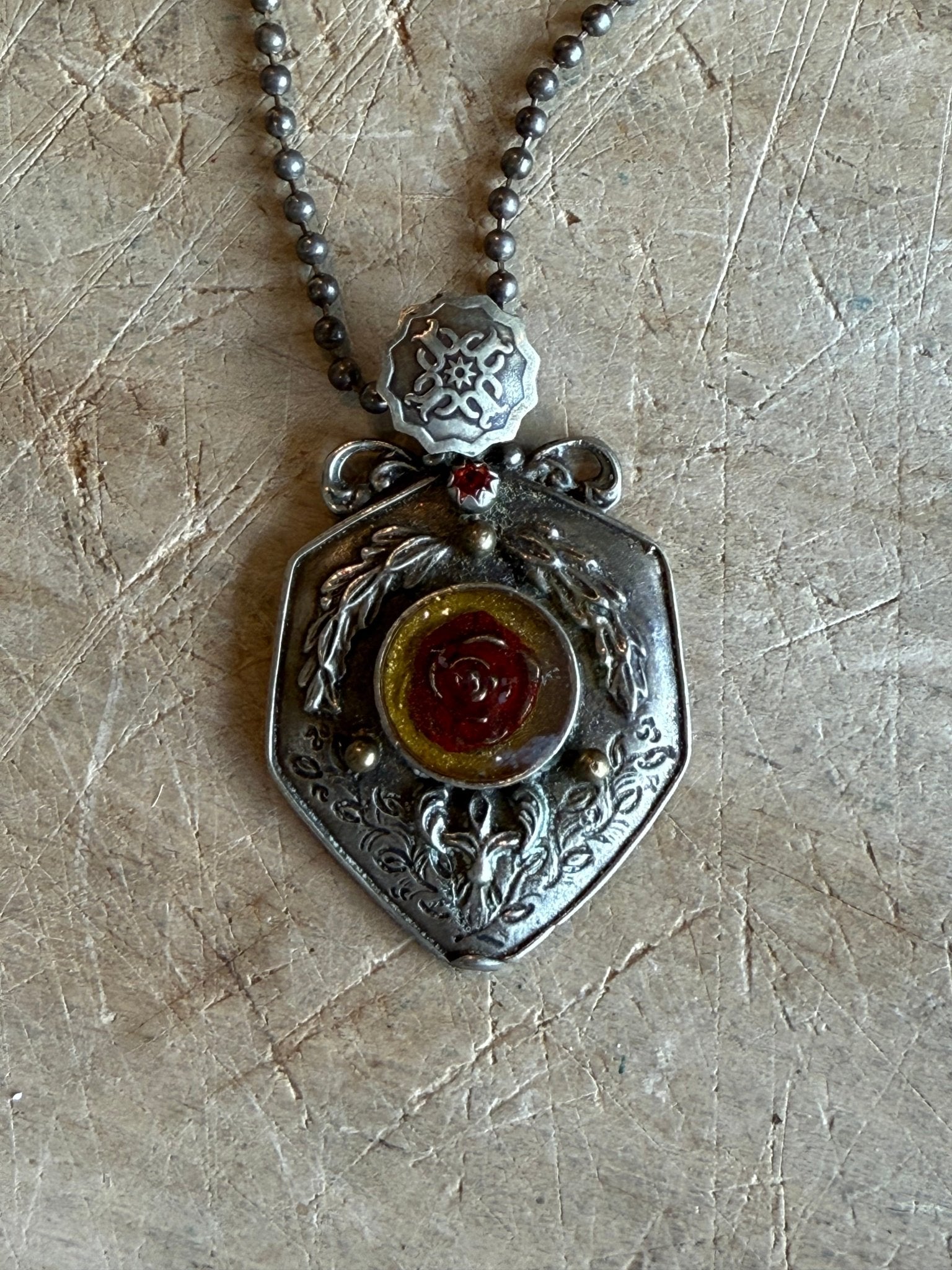 Cesar Sheild Rose NK - Vintage Vault Boutique