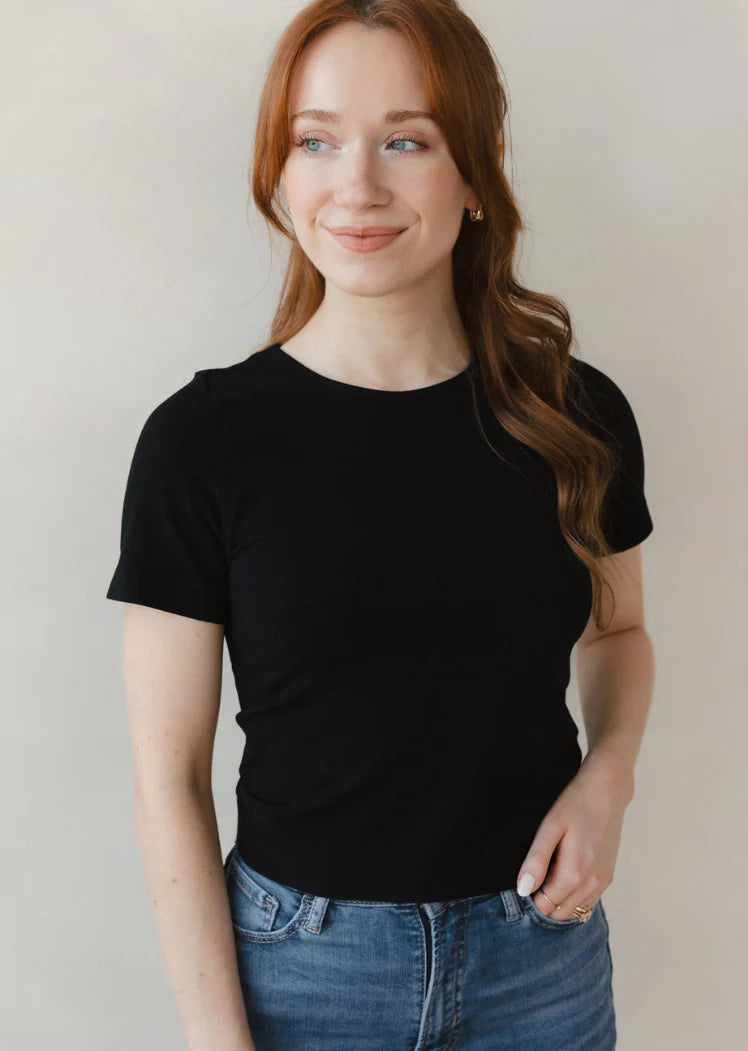 Short Sleeve Crop Top