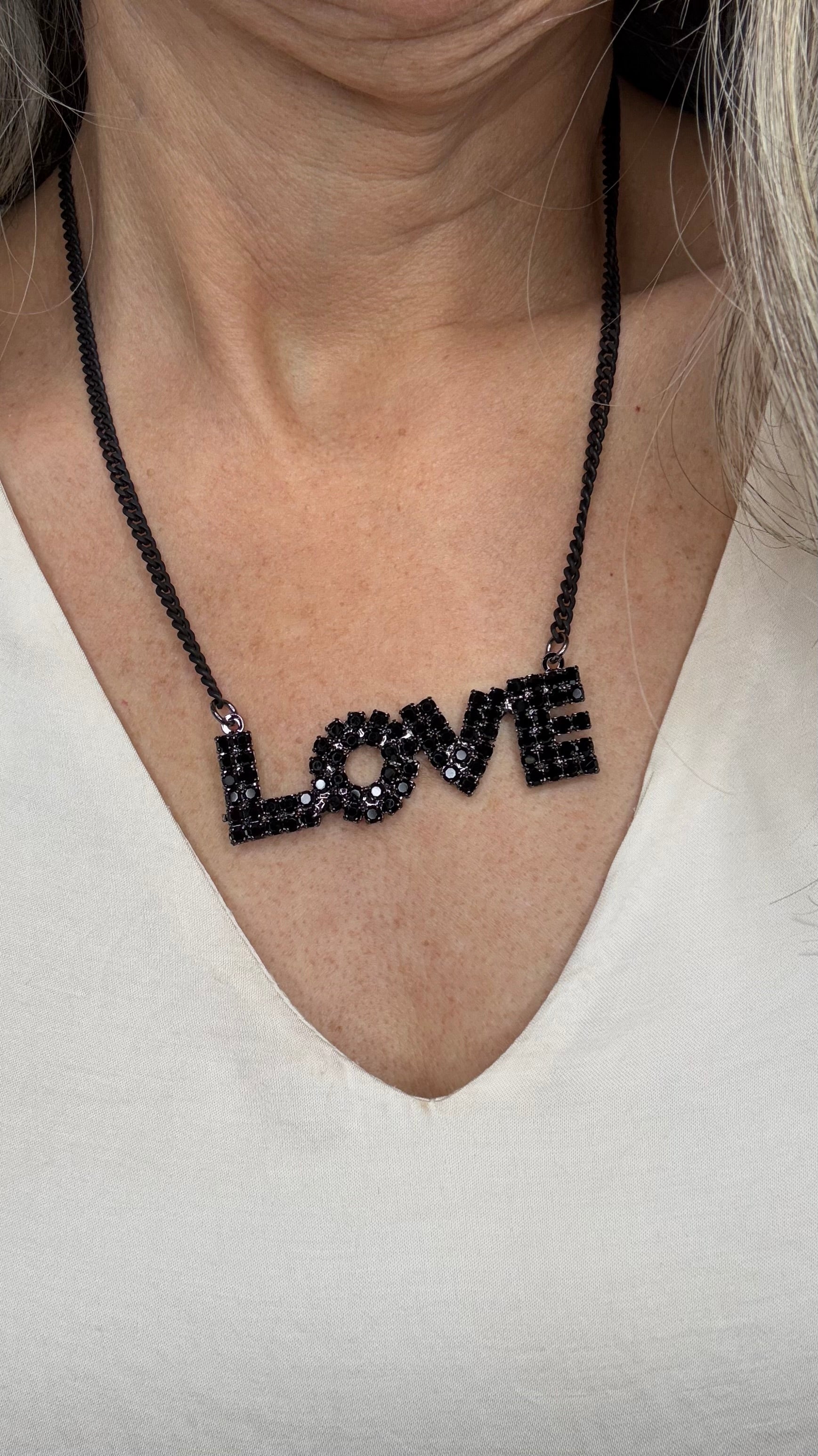 Mini La La LOVE Necklace Smutt