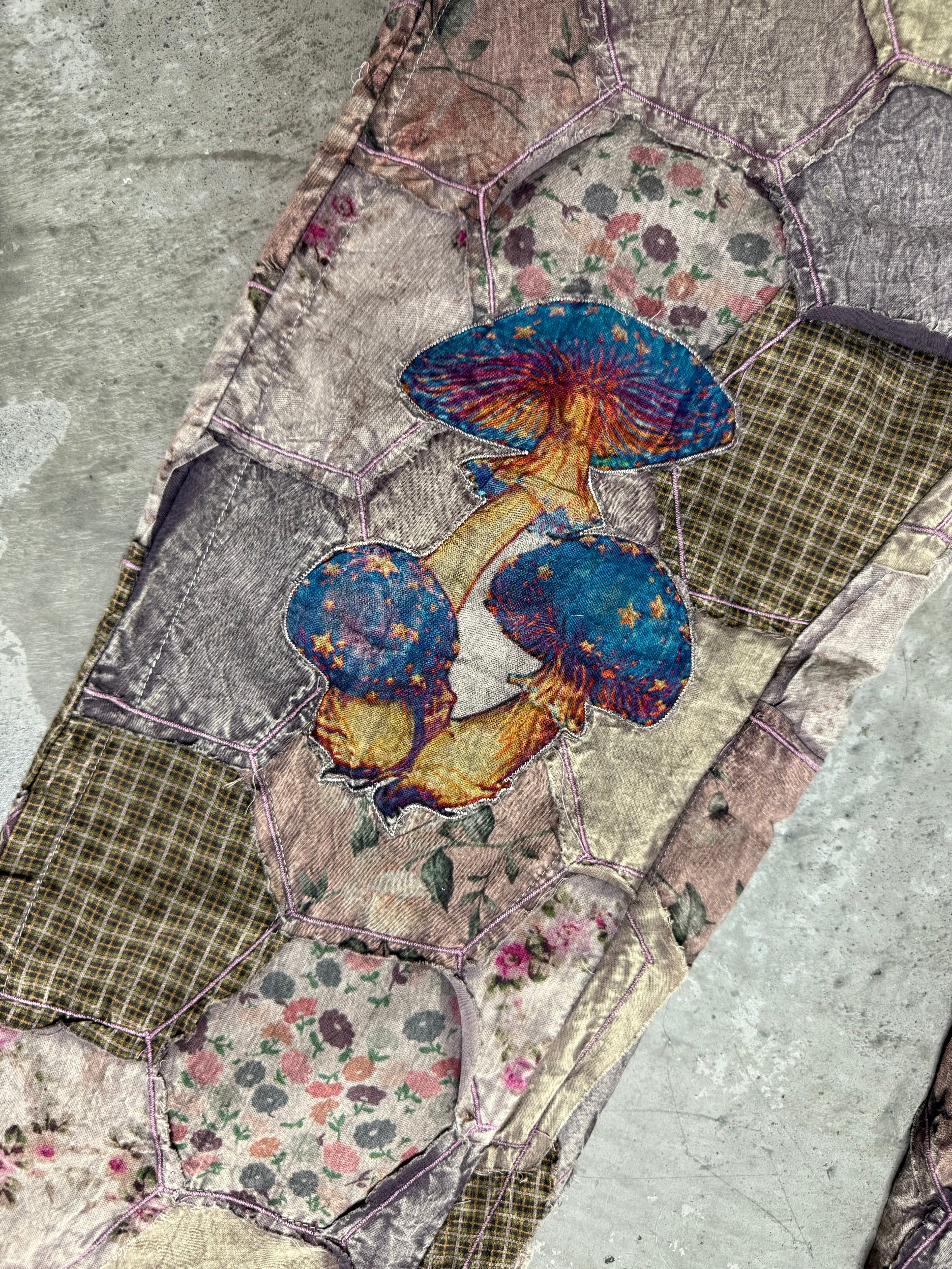Hexagon Patchwork with Mushroom Pant