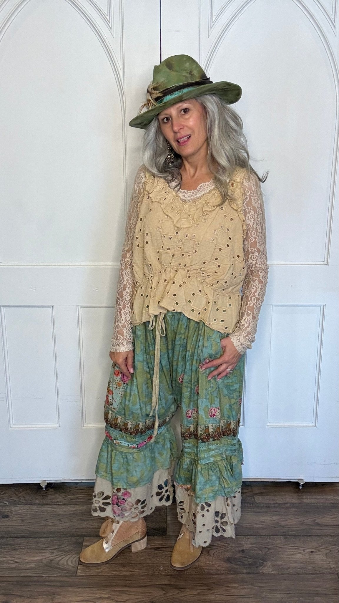 Luminous Tank Tea Stain - Vintage Vault Boutique