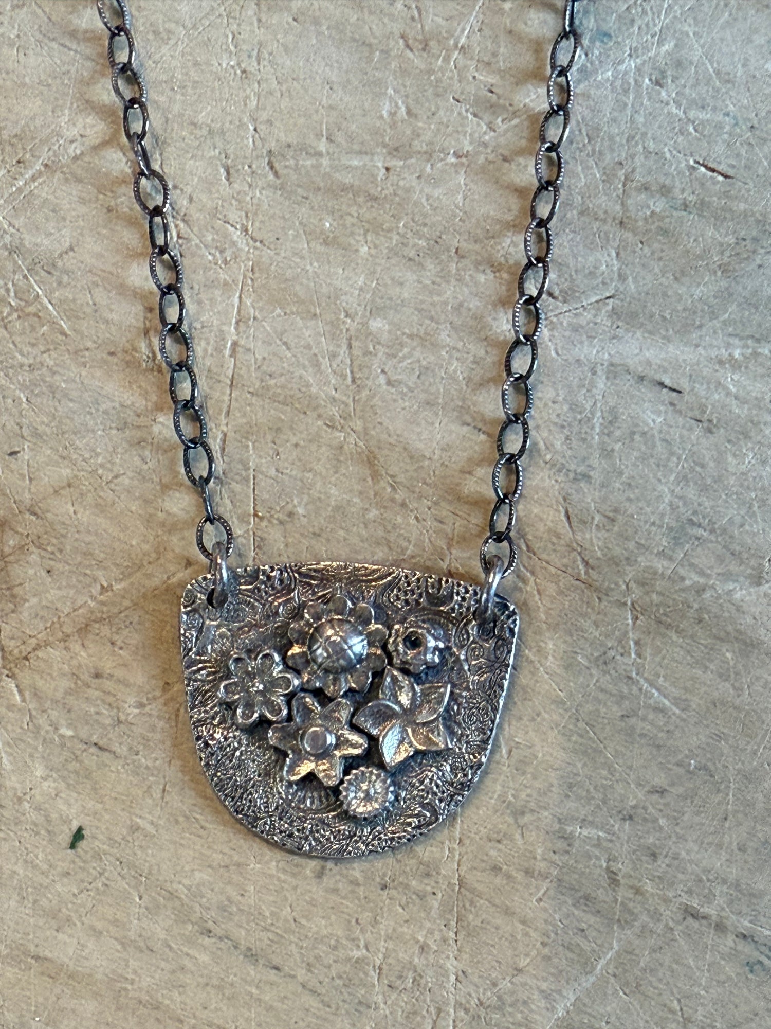 Flower Cluster Necklace