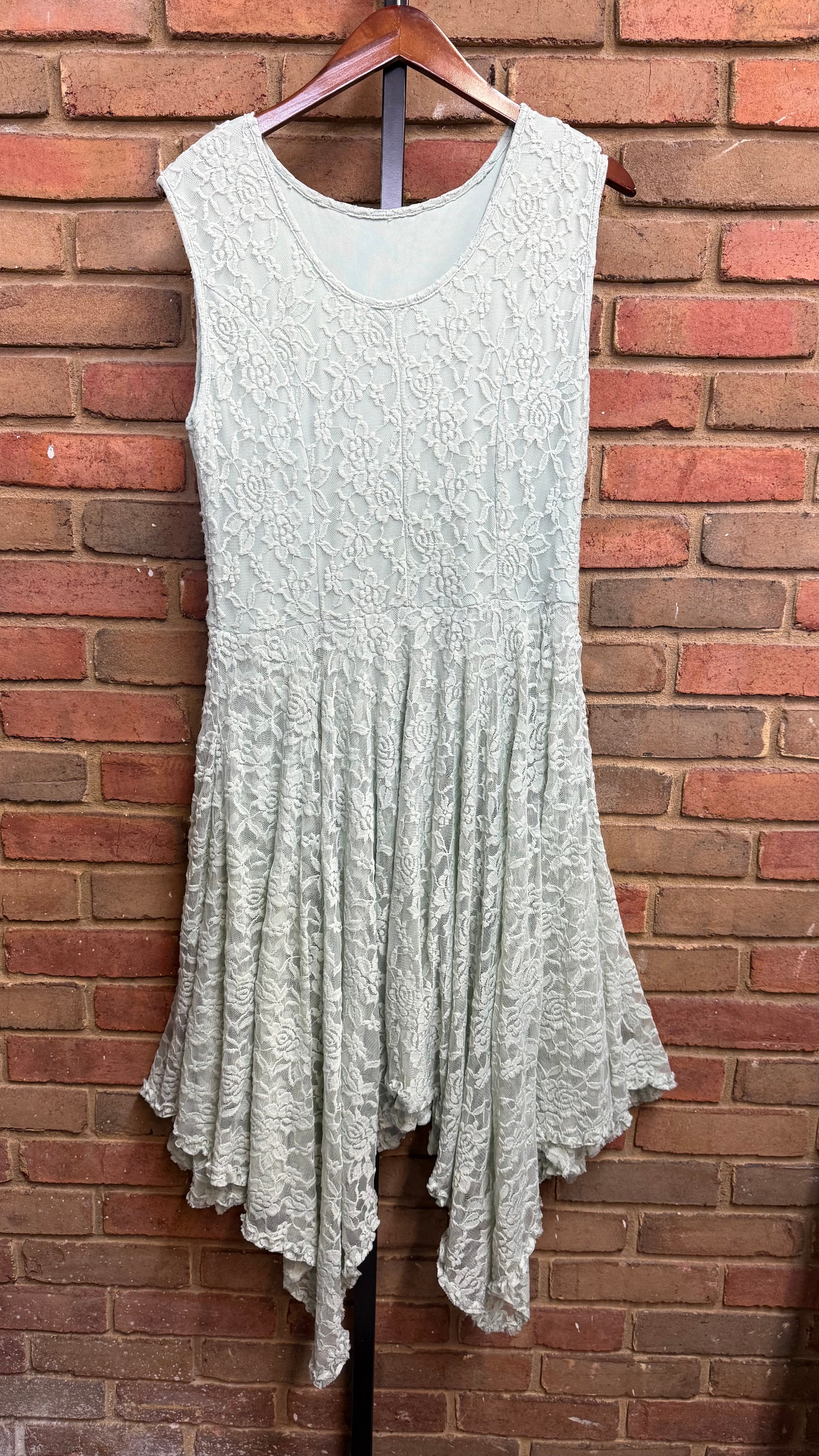 All Lace Mint Dress