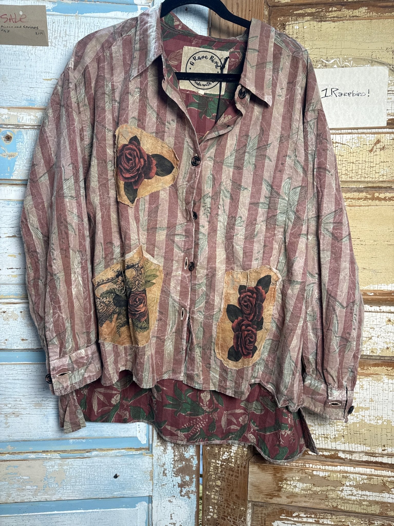 Wild Woman Striped Top - Vintage Vault Boutique