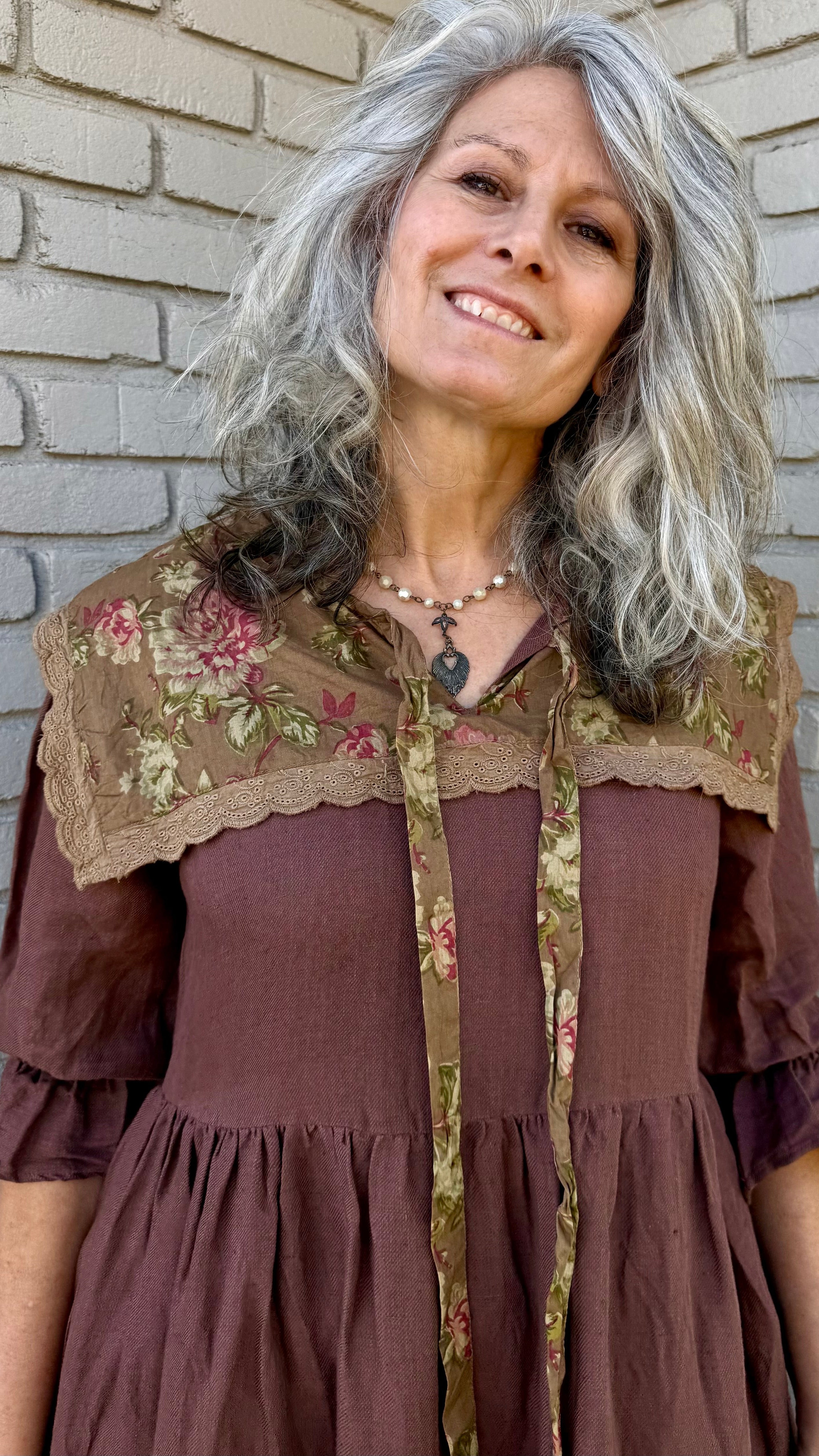 Florentine Dress in Rosewood
