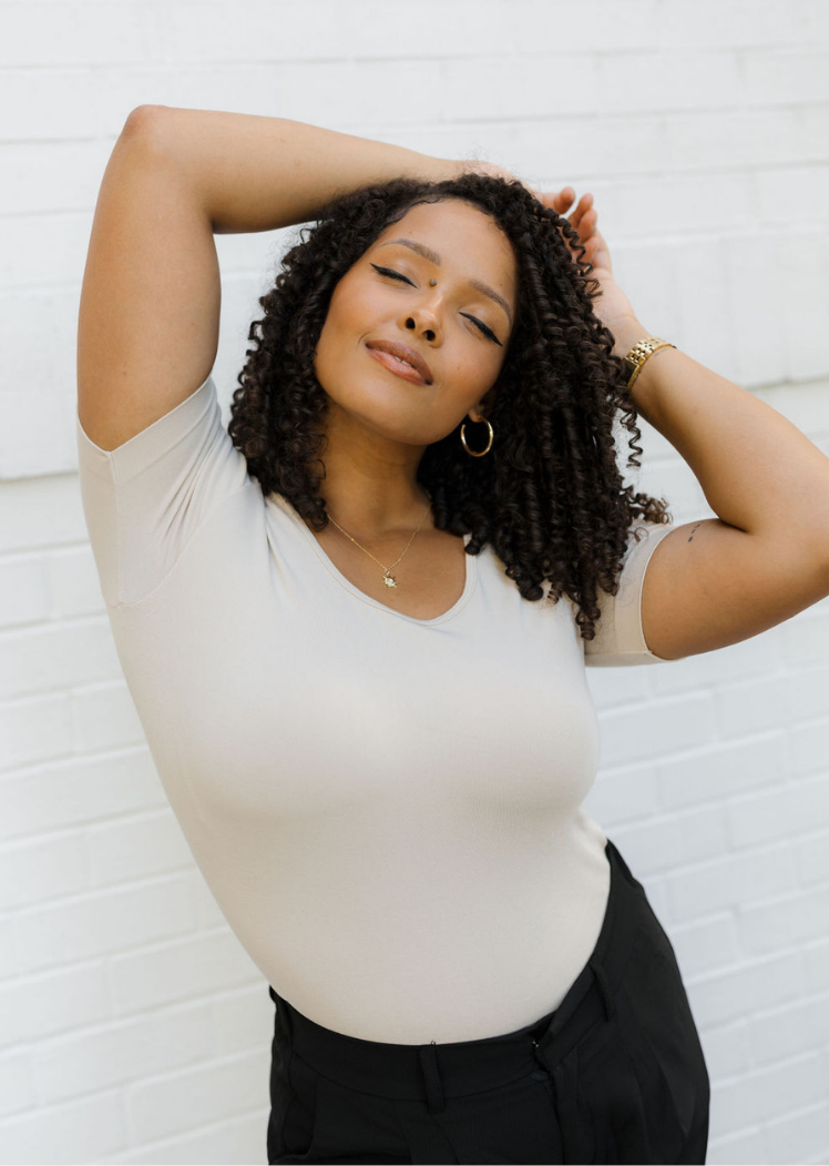 Short Sleeve Basic Top