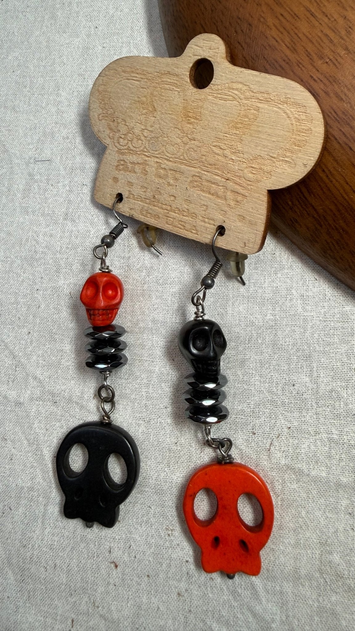 Skelly Mix Color Drop Earrings - Vintage Vault Boutique