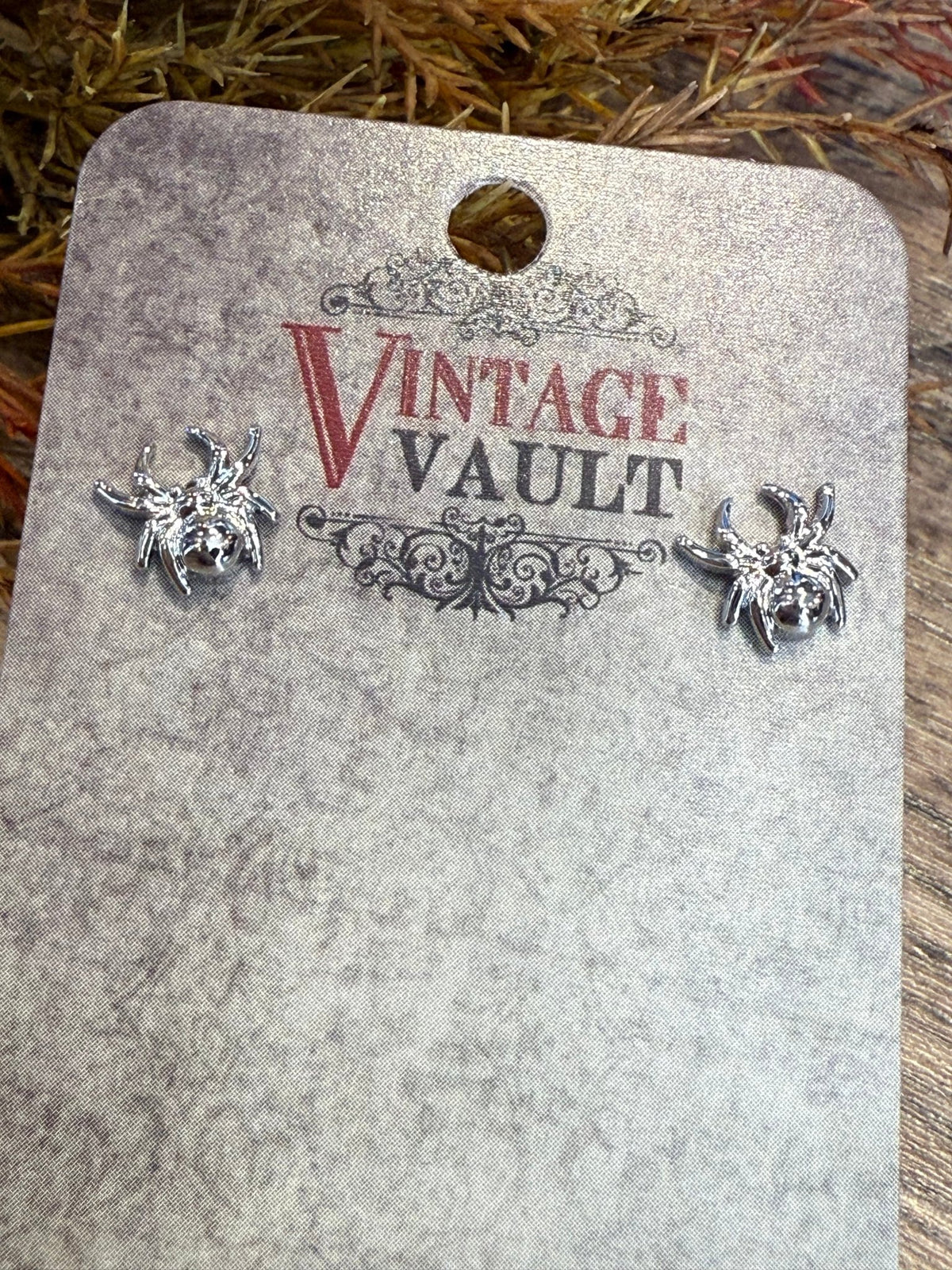 Spider Stud Earrings - Vintage Vault Boutique
