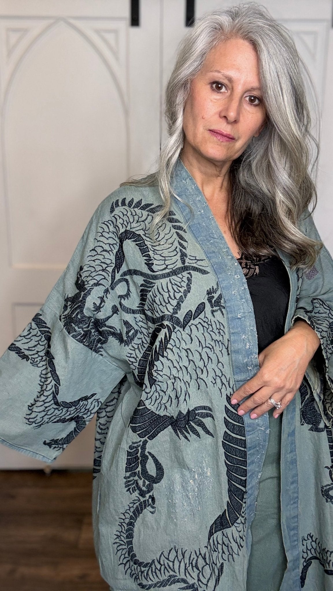 Dragon Spirit Kimono - Vintage Vault Boutique