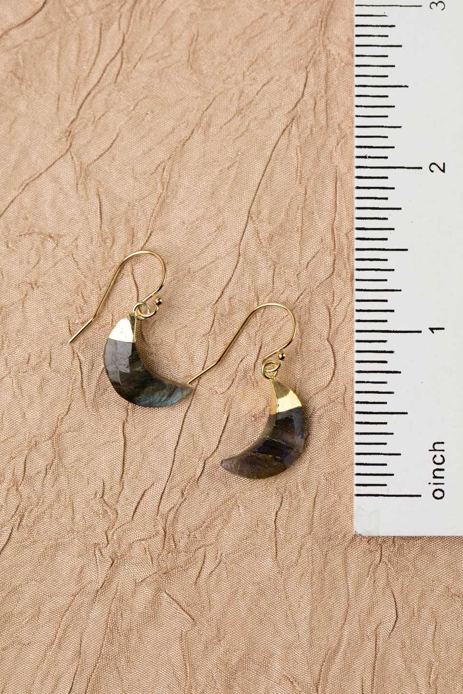 Blue Moon Simple Earrings 040E