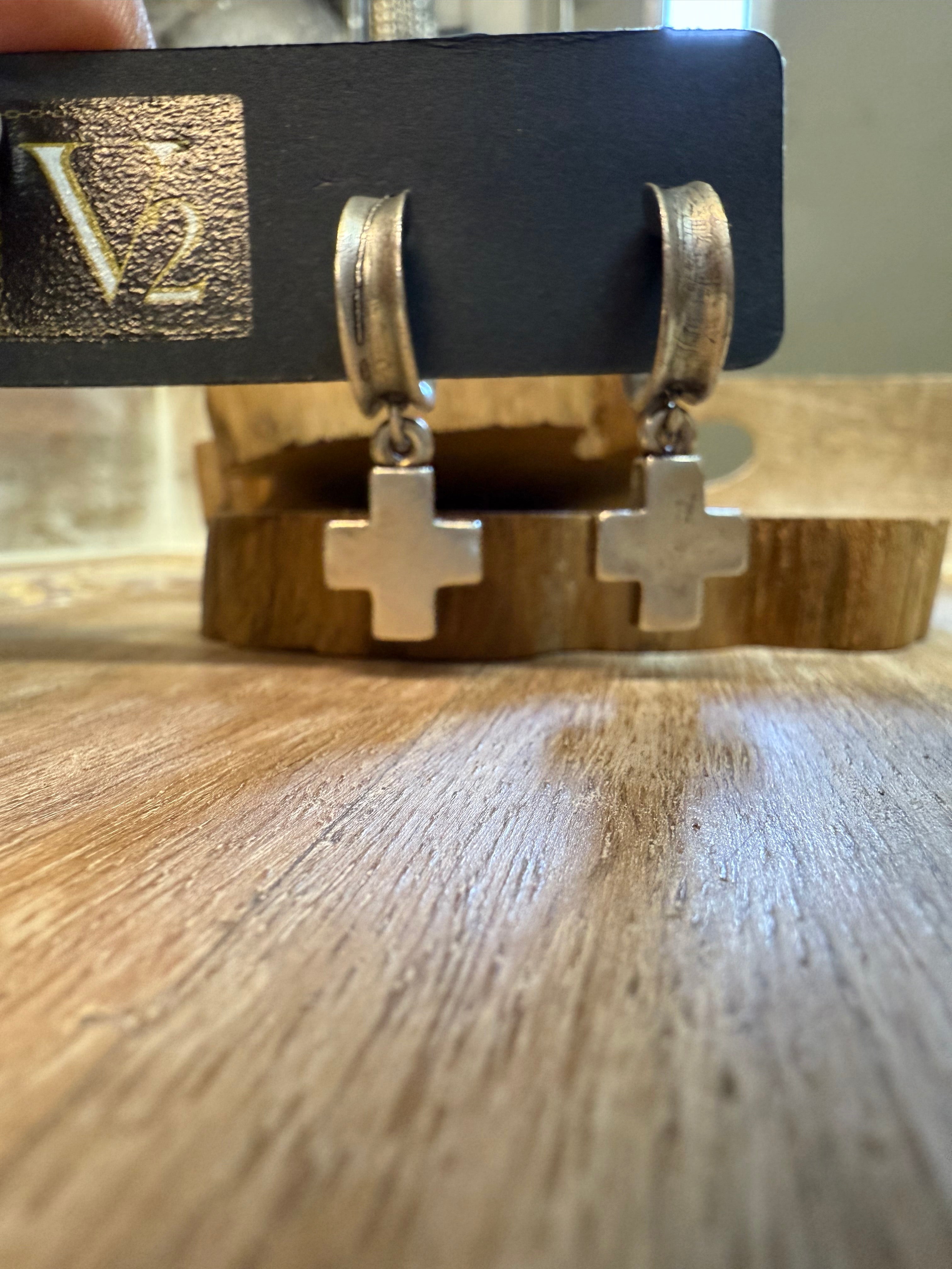 Hoop Cross Earring