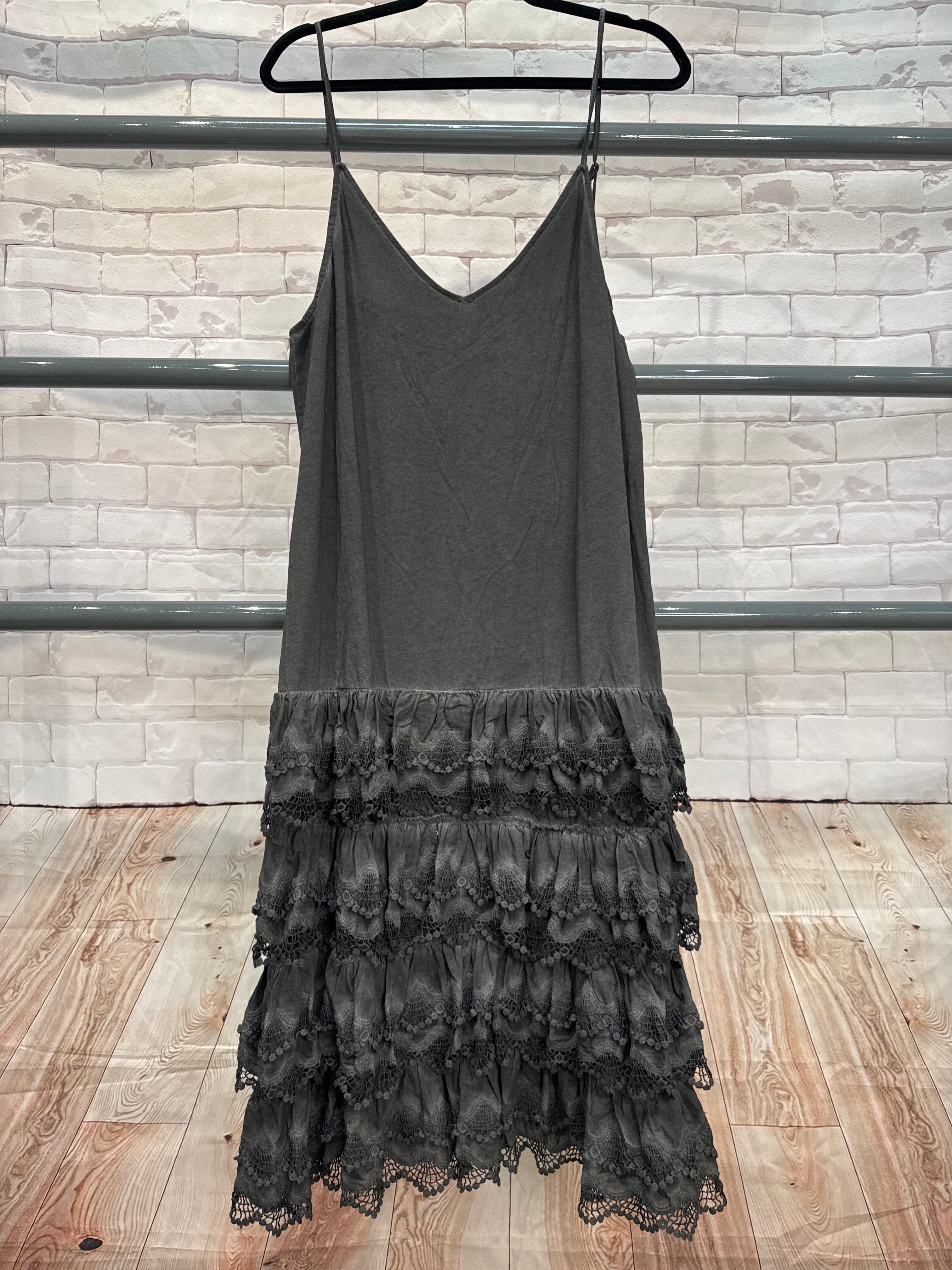 Vintage Slip Dress Black