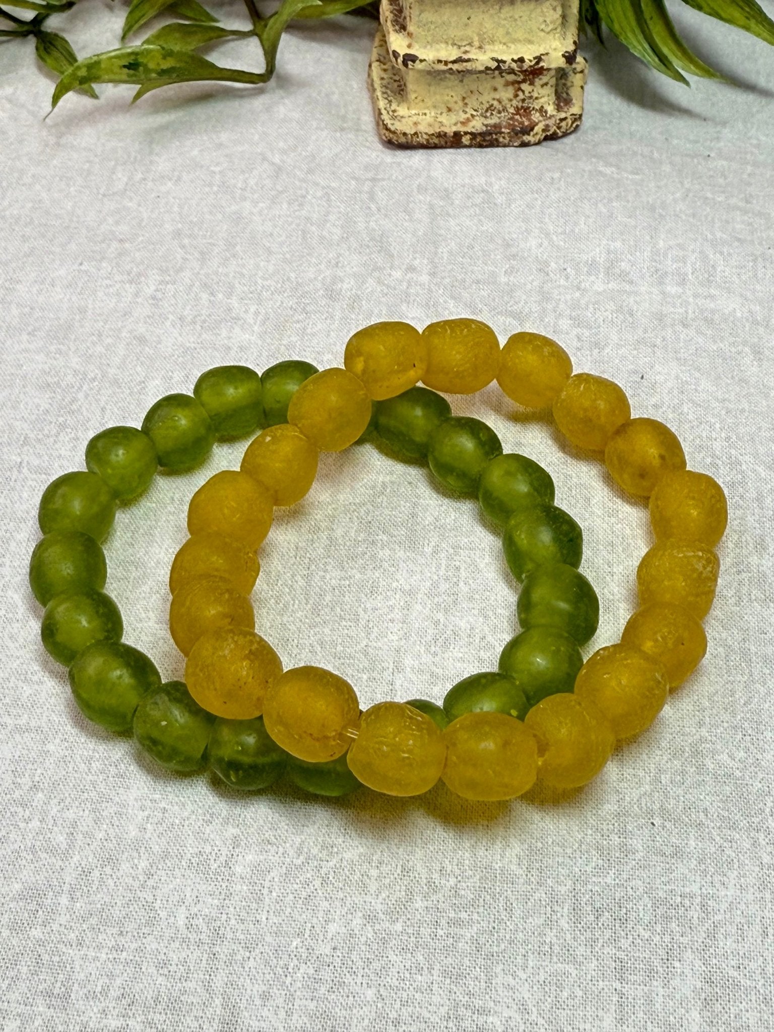 Seaglass Stretch Bracelets - Vintage Vault Boutique