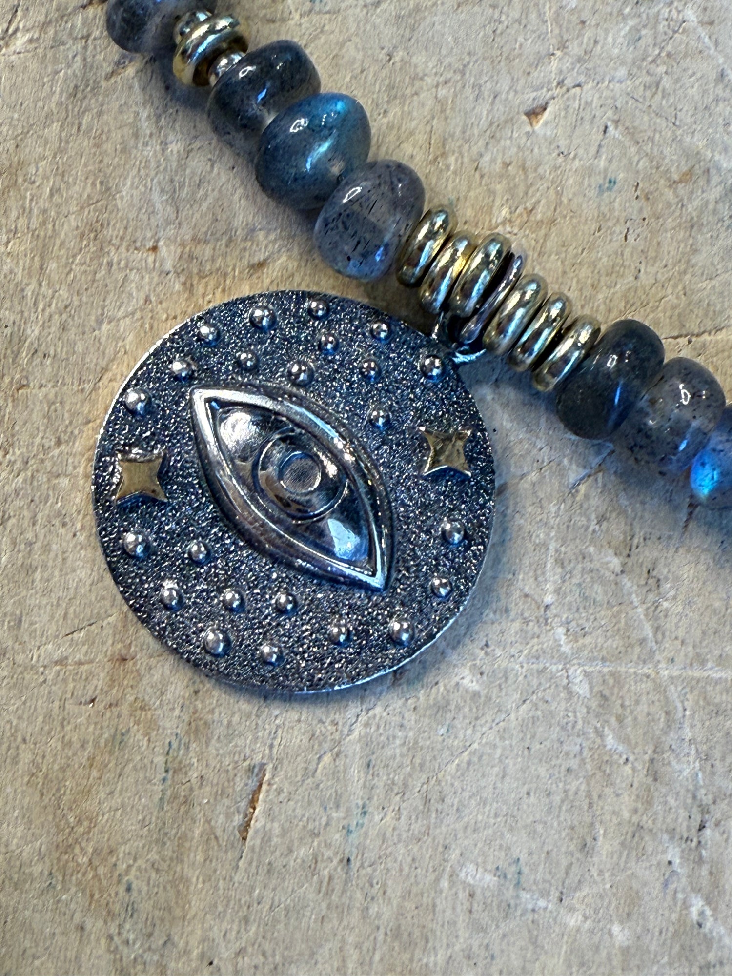 OFK Eye and Star Necklace OFK5103