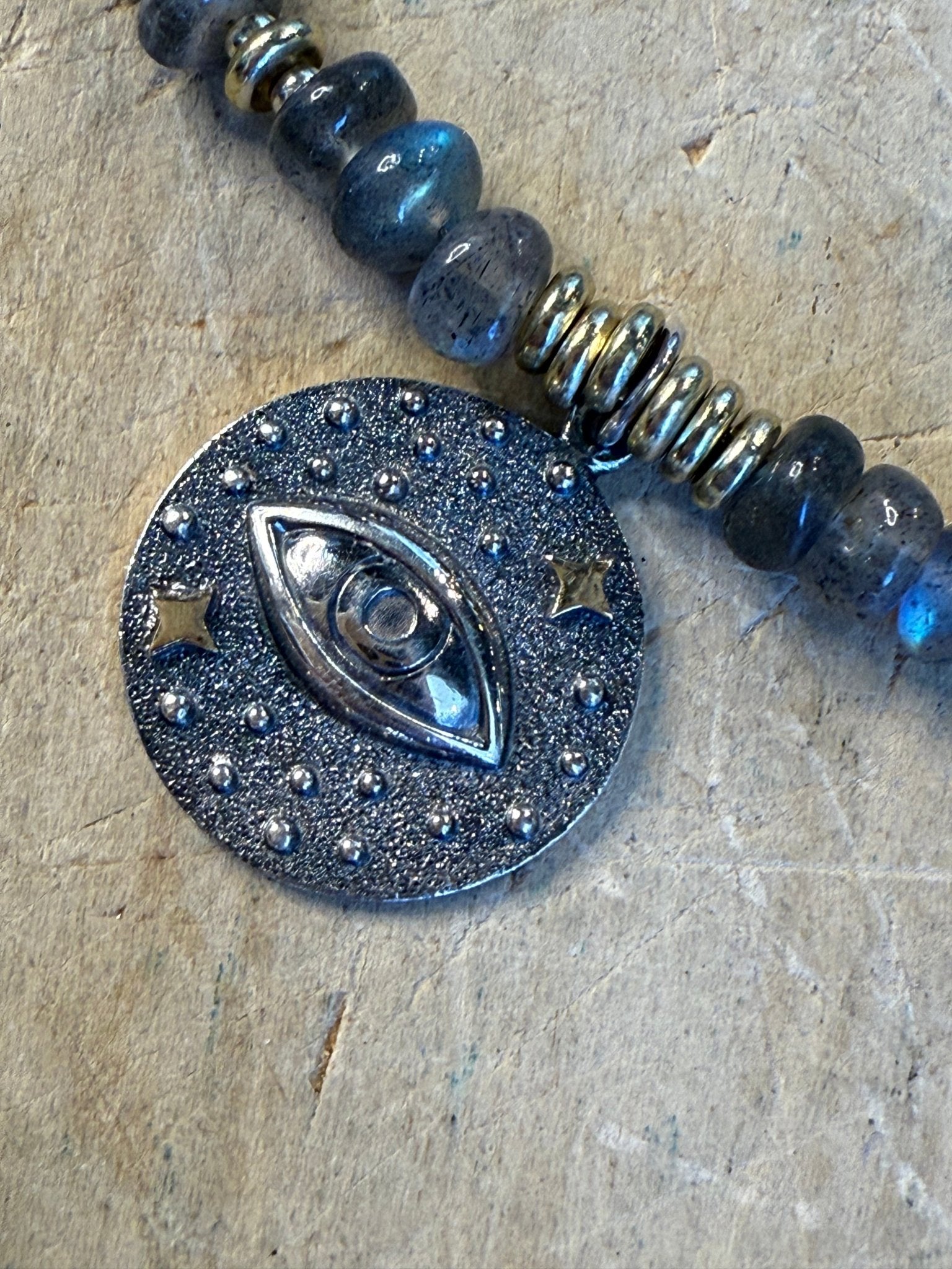 OFK Eye and Star Necklace OFK5103 - Vintage Vault Boutique