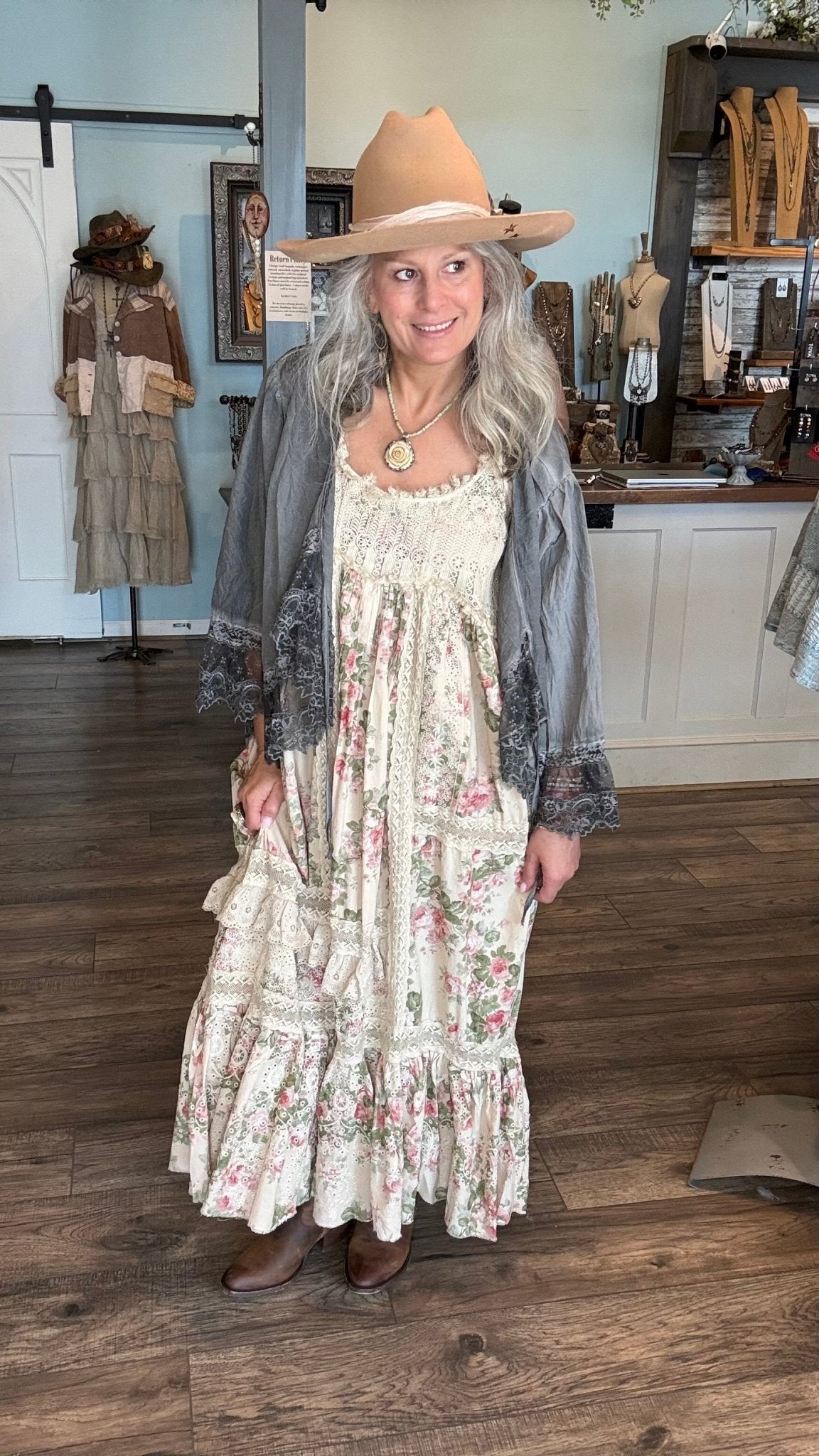 Heirloom Garden Dress - Vintage Vault Boutique