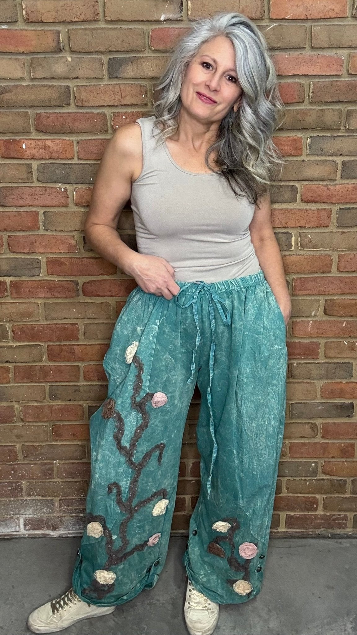 Roses Pant - Vintage Vault Boutique