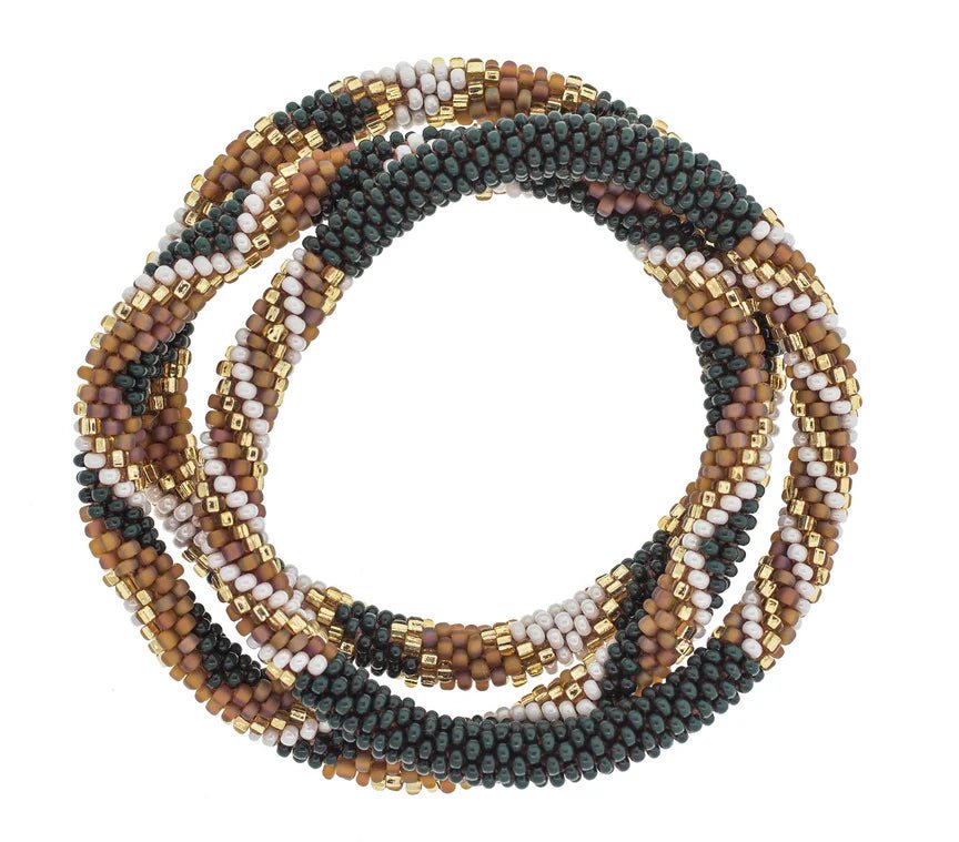 Roll On Bracelet Set of 3 Spruce - Vintage Vault Boutique