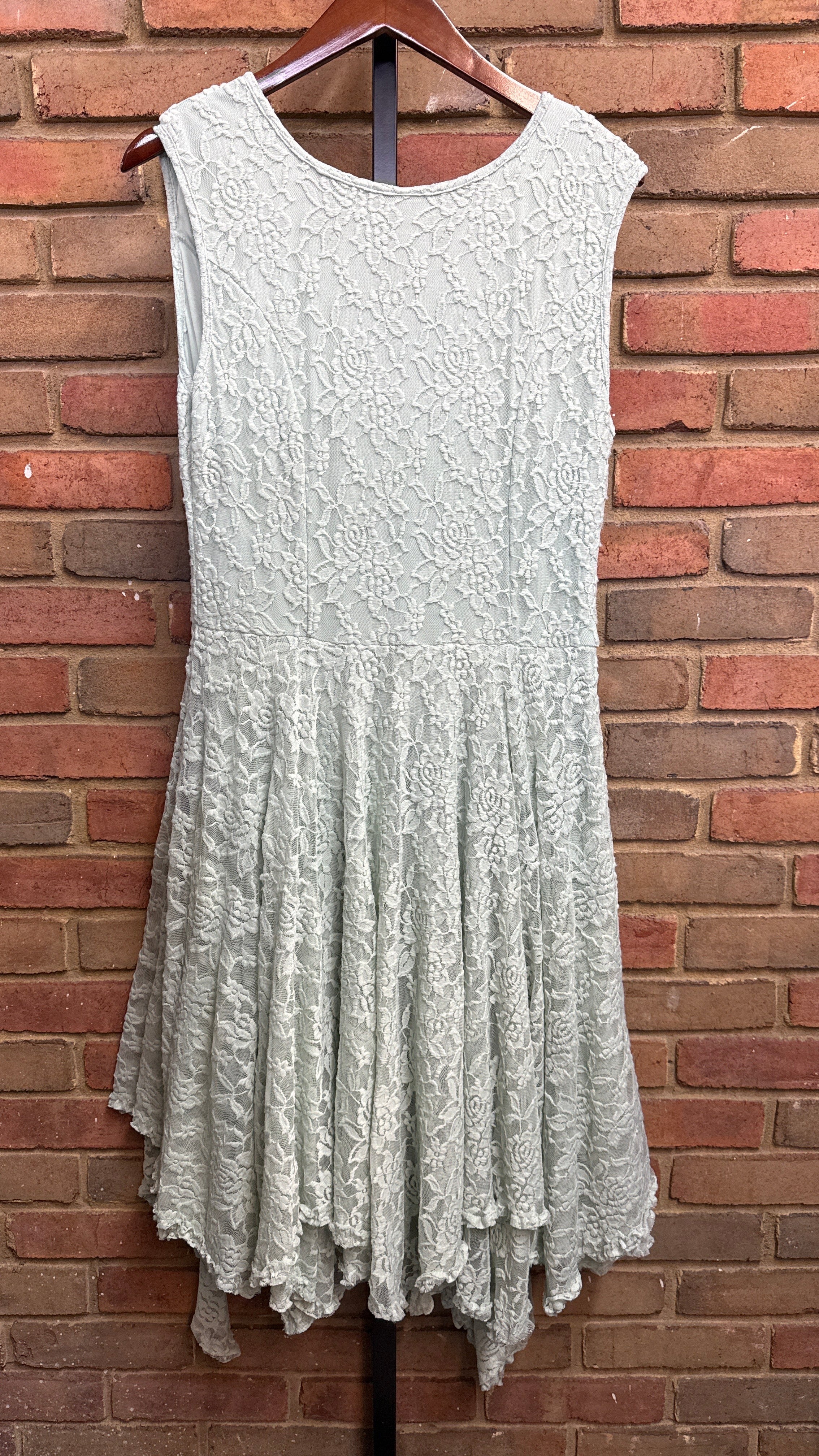 All Lace Mint Dress
