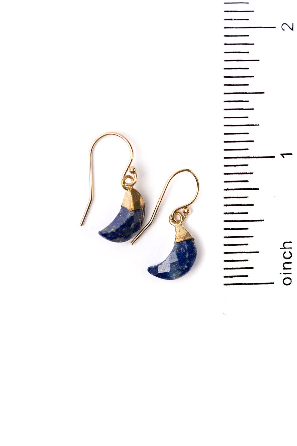 Blue Moon Simple Earrings 024E - Vintage Vault Boutique