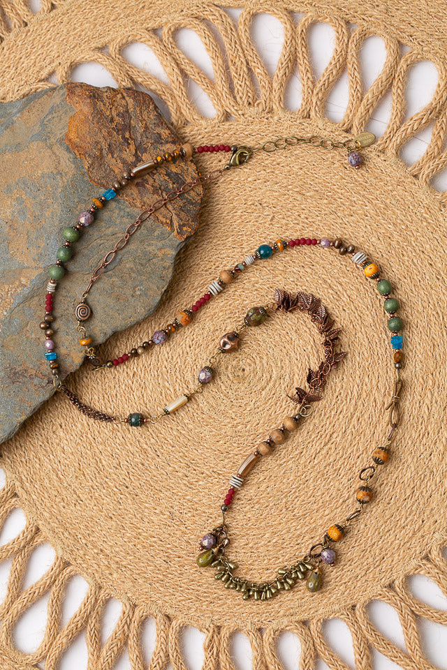 Bohemia Collage Necklace N007