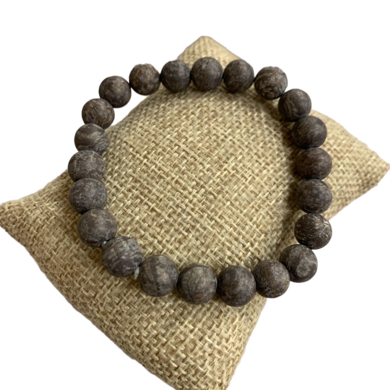 8mm Semi - Precious Stone Stretch Bracelet - Vintage Vault Boutique