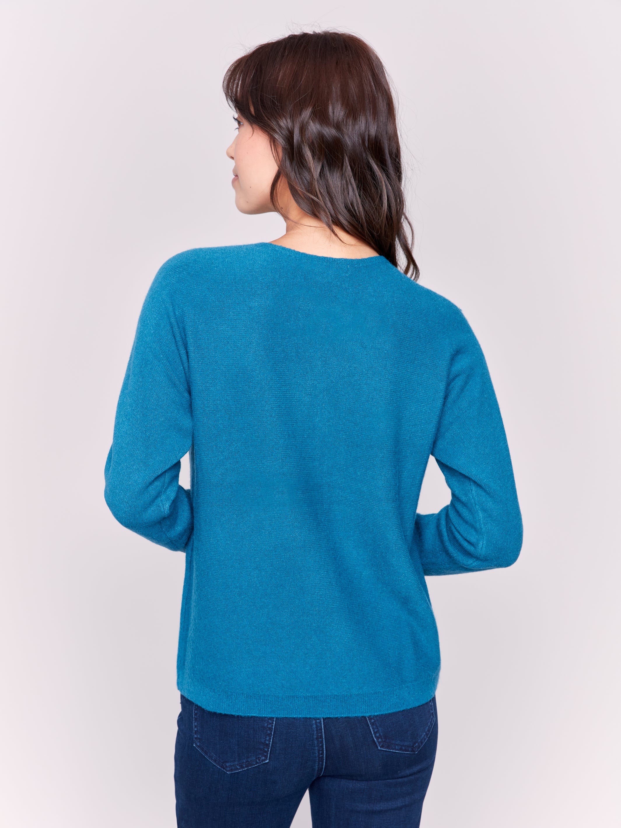 Star Fringe Sweater L