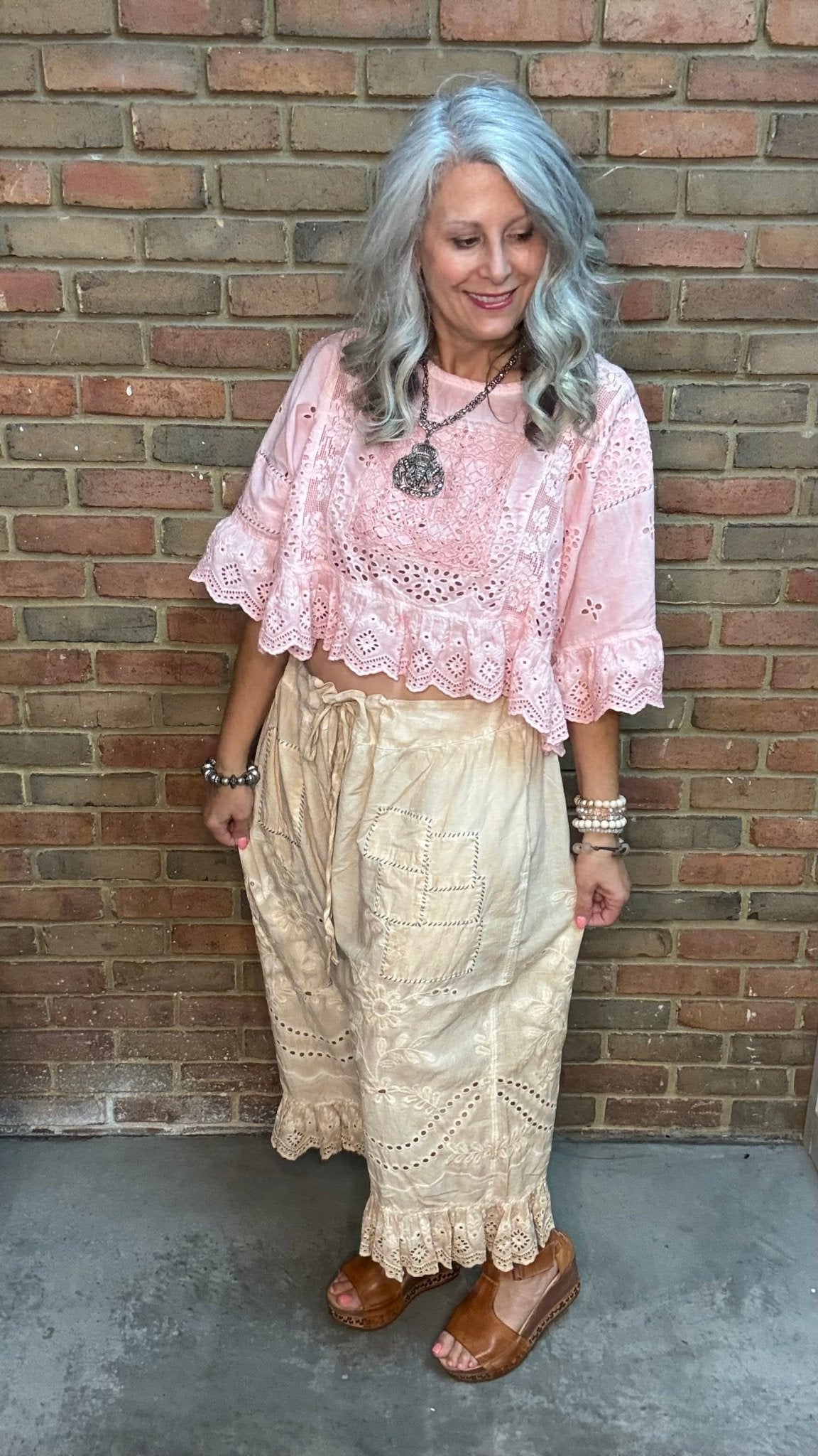 Softly Worn Top - Rose - Vintage Vault Boutique
