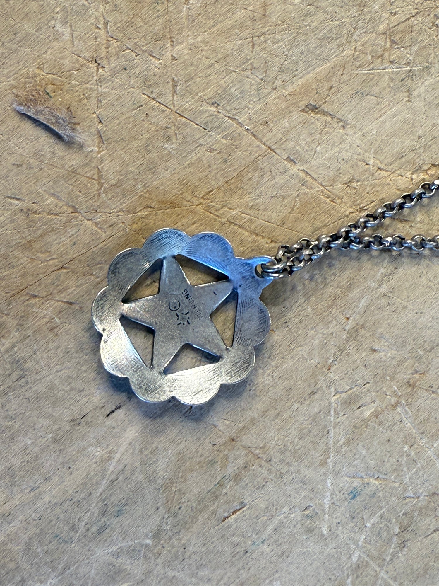 OFK Sterling Silver Star Necklace OFK5105
