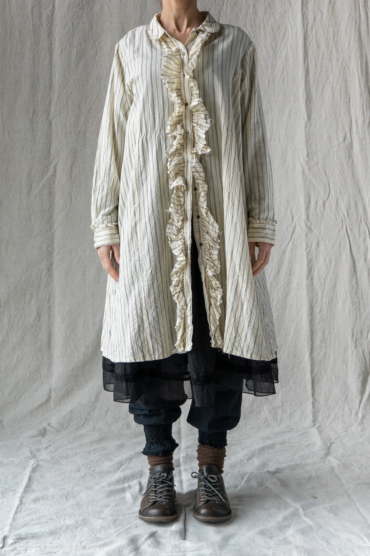 Elosia Shirt Cotton Stripe - Vintage Vault Boutique